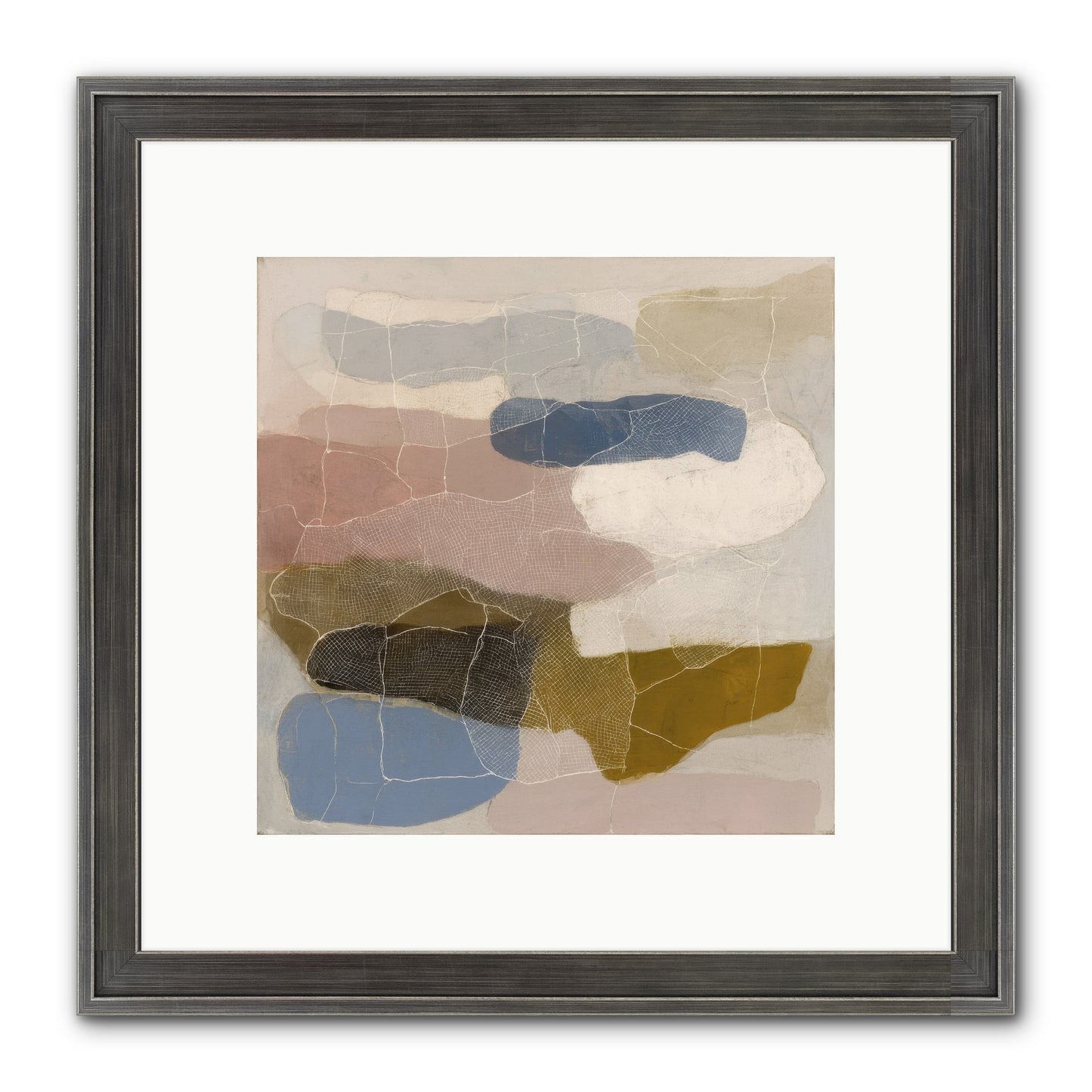 Serene Framed Print - Slimwoods Black/Silver 10x10