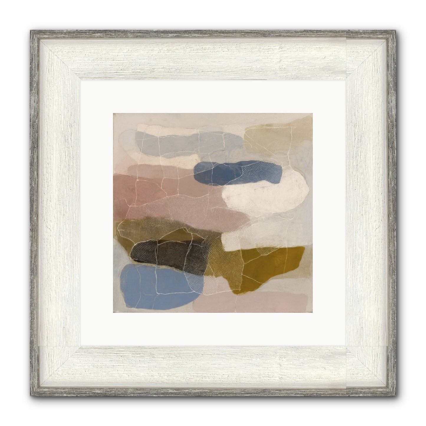 Serene Framed Print - Driftwood White 12x12