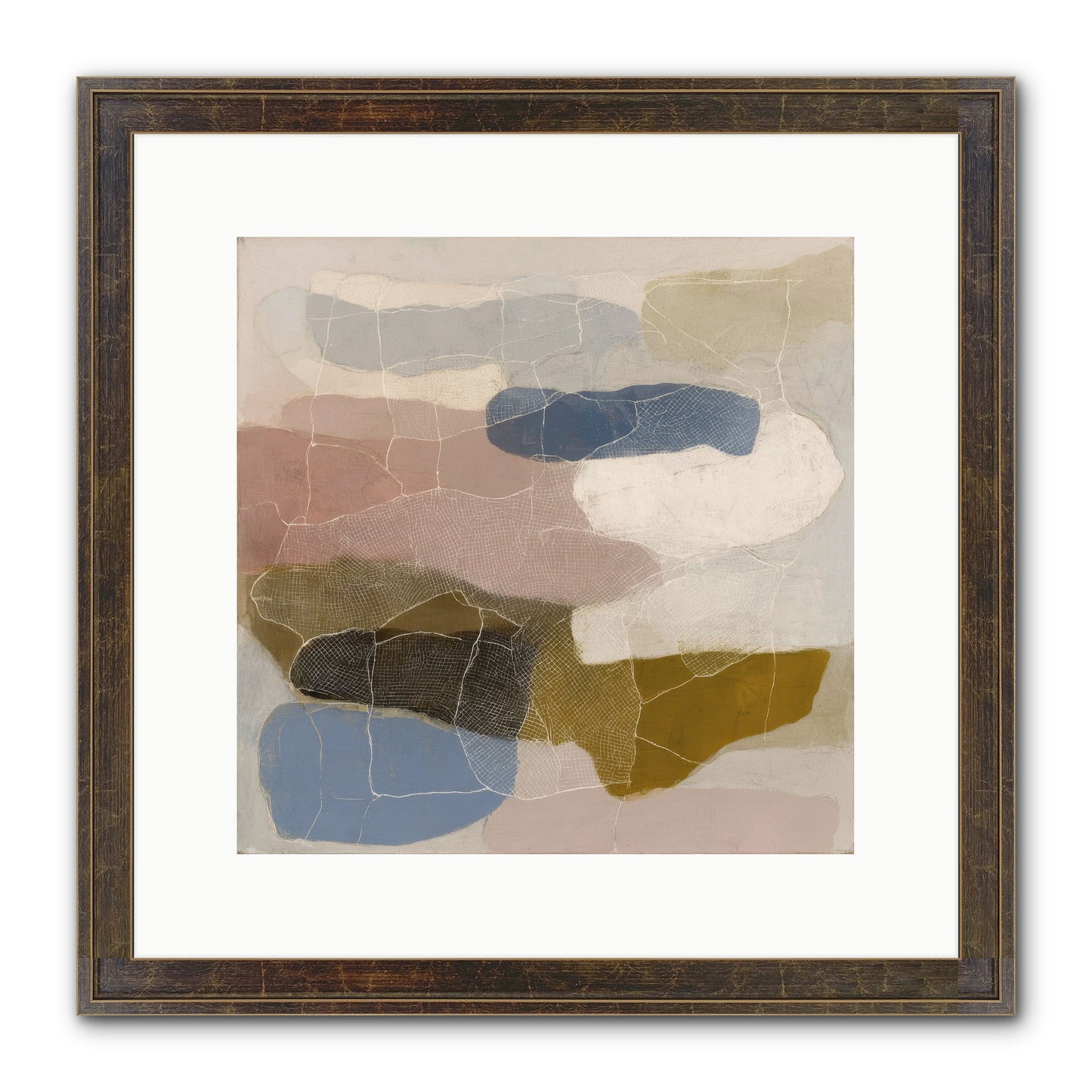 Serene Framed Print - Slimwoods Black/Gold 12x12