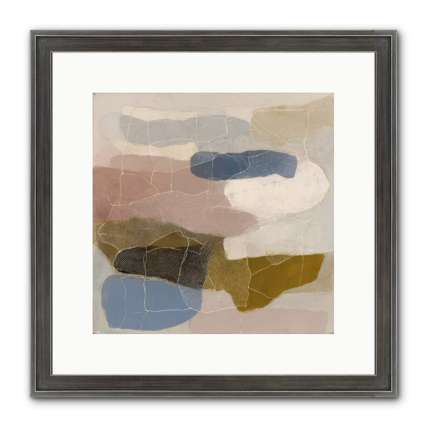 Serene Framed Print - Slimwoods Black/Silver 12x12