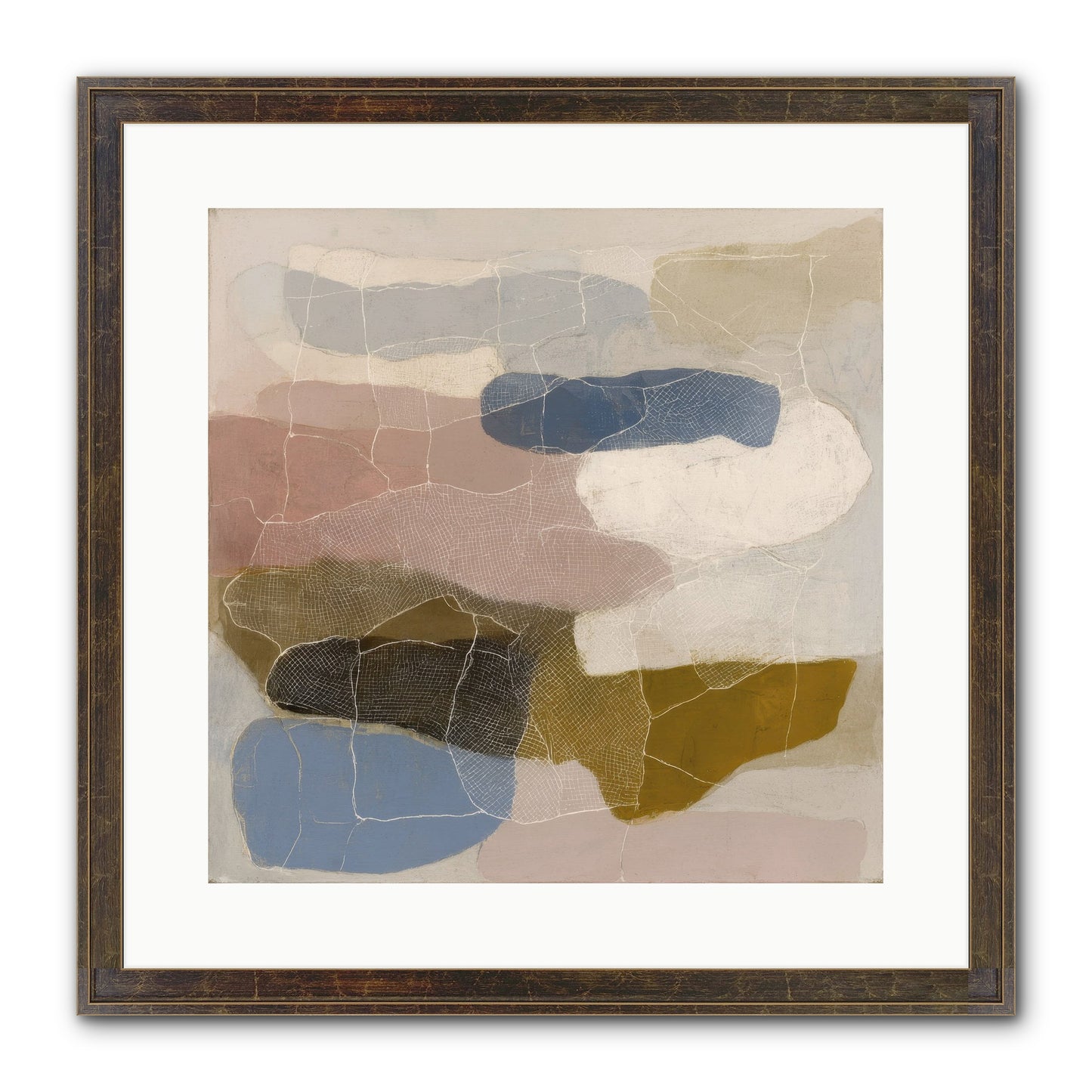 Serene Framed Print - Slimwoods Black/Gold 16x16