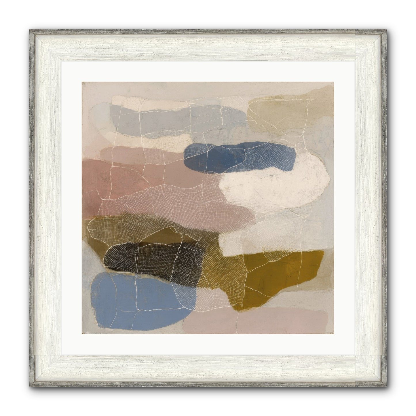 Serene Framed Print - Driftwood White 24x24
