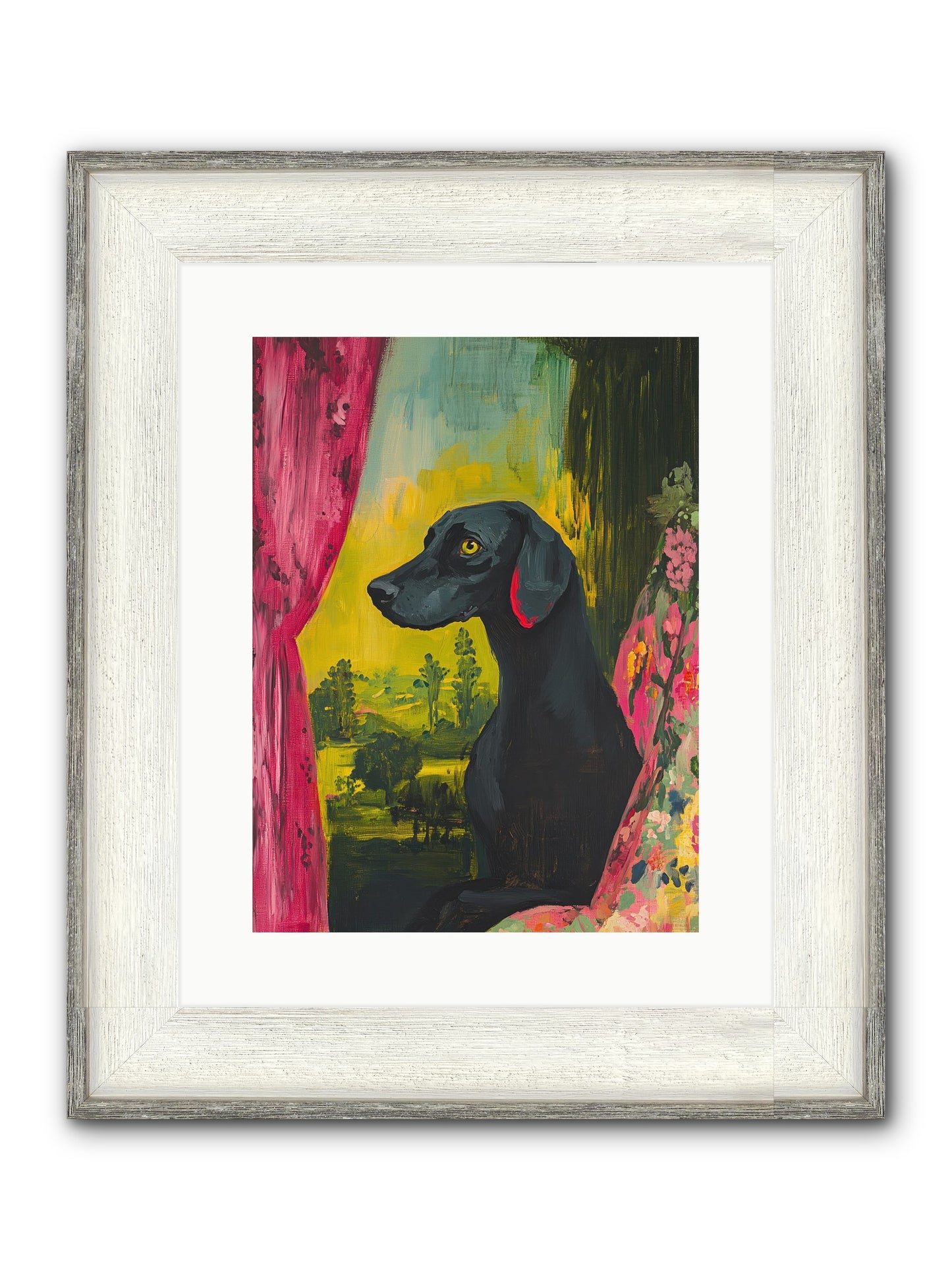 Shadow At Daybreak Framed Print - Driftwood White 12x16