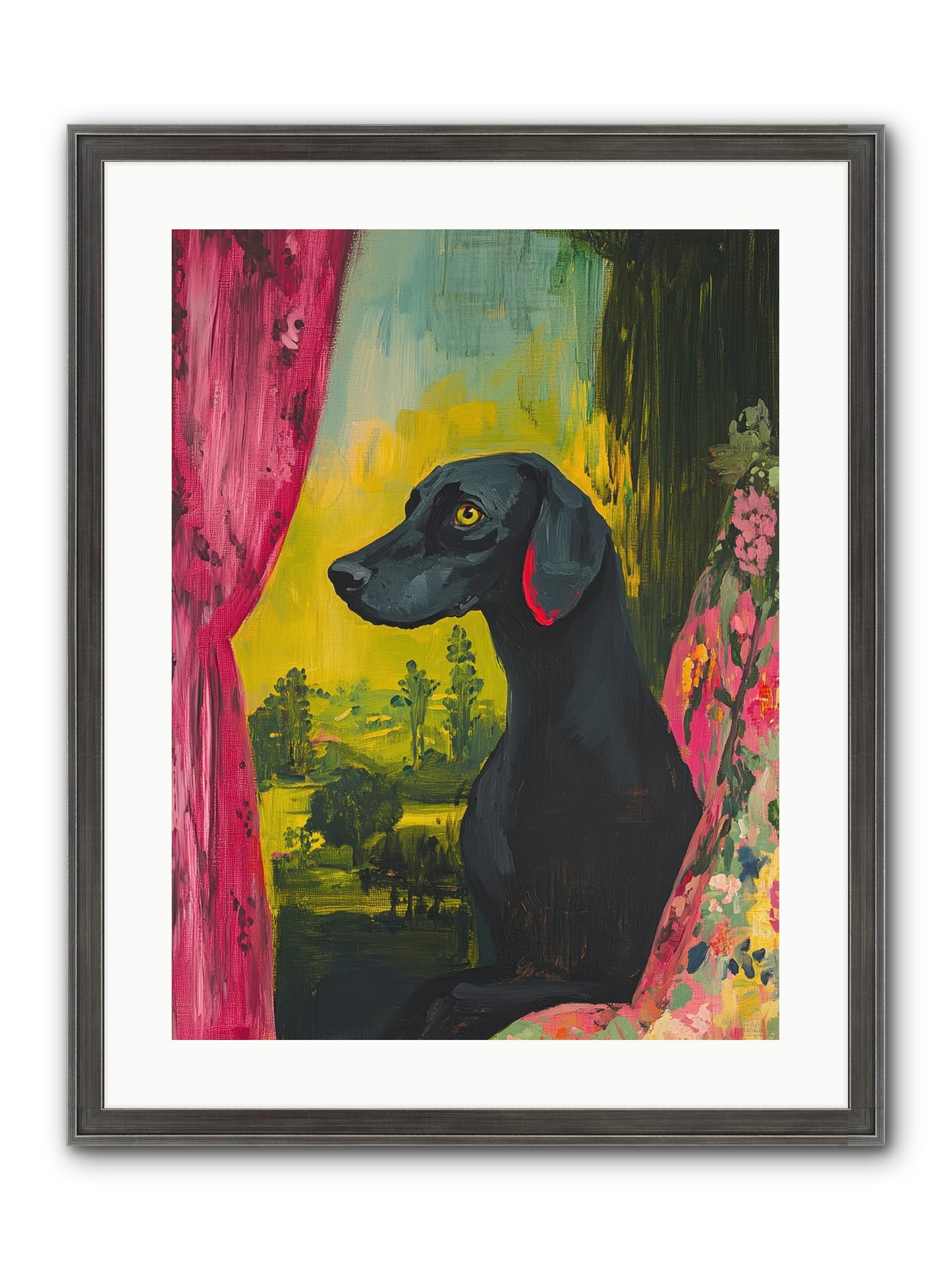 Shadow At Daybreak Framed Print - Slimwoods Black/Silver 18x24