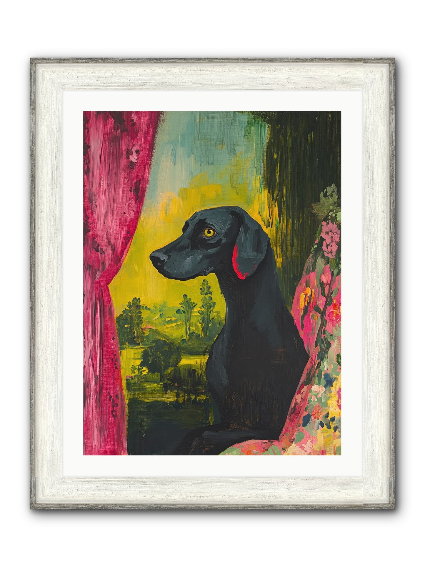 Shadow At Daybreak Framed Print - Driftwood White 24x32