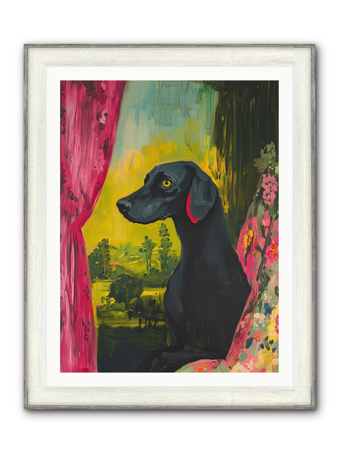 Shadow At Daybreak Framed Print - Driftwood White 30x40