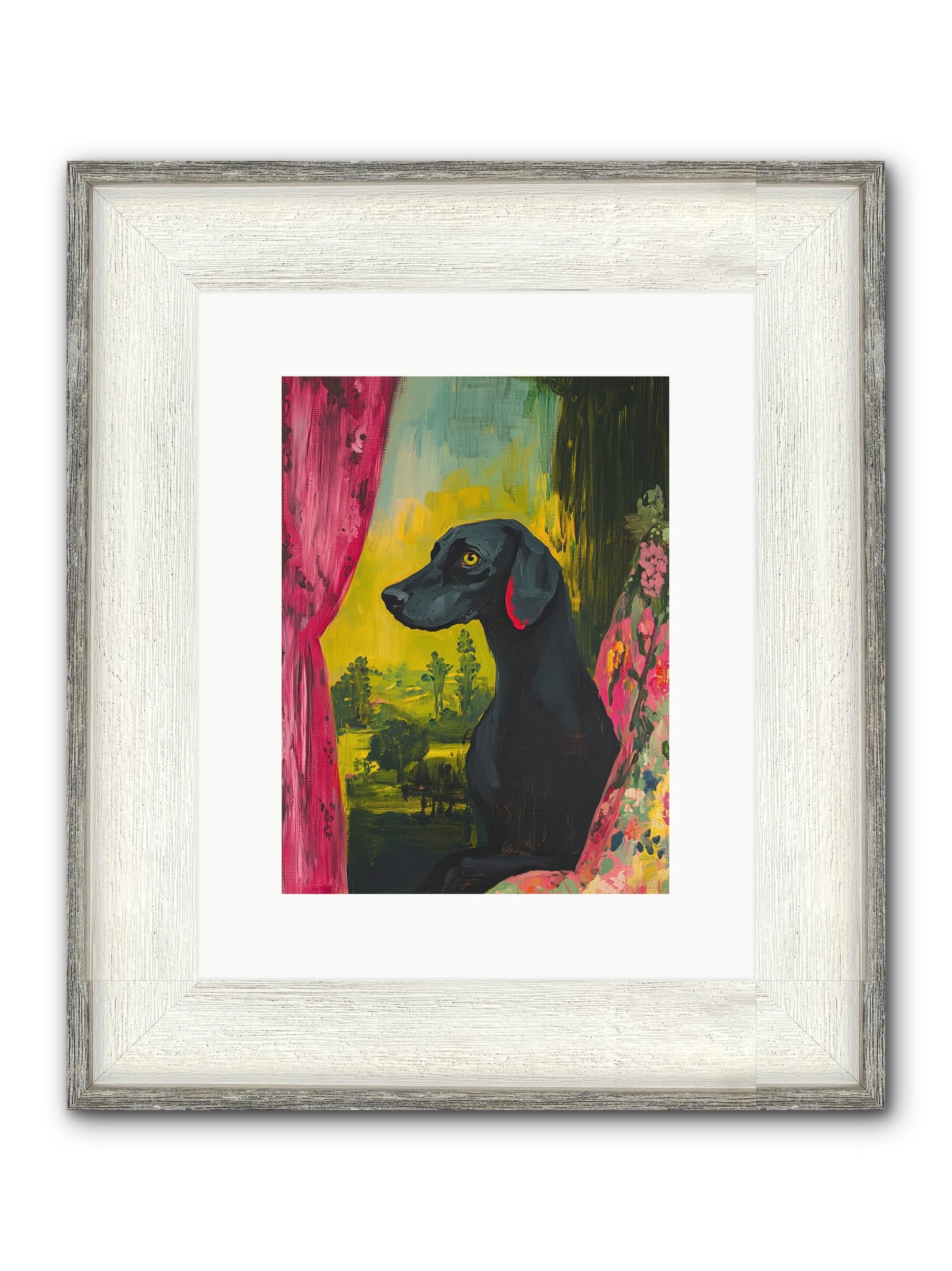 Shadow At Daybreak Framed Print - Driftwood White 9x12