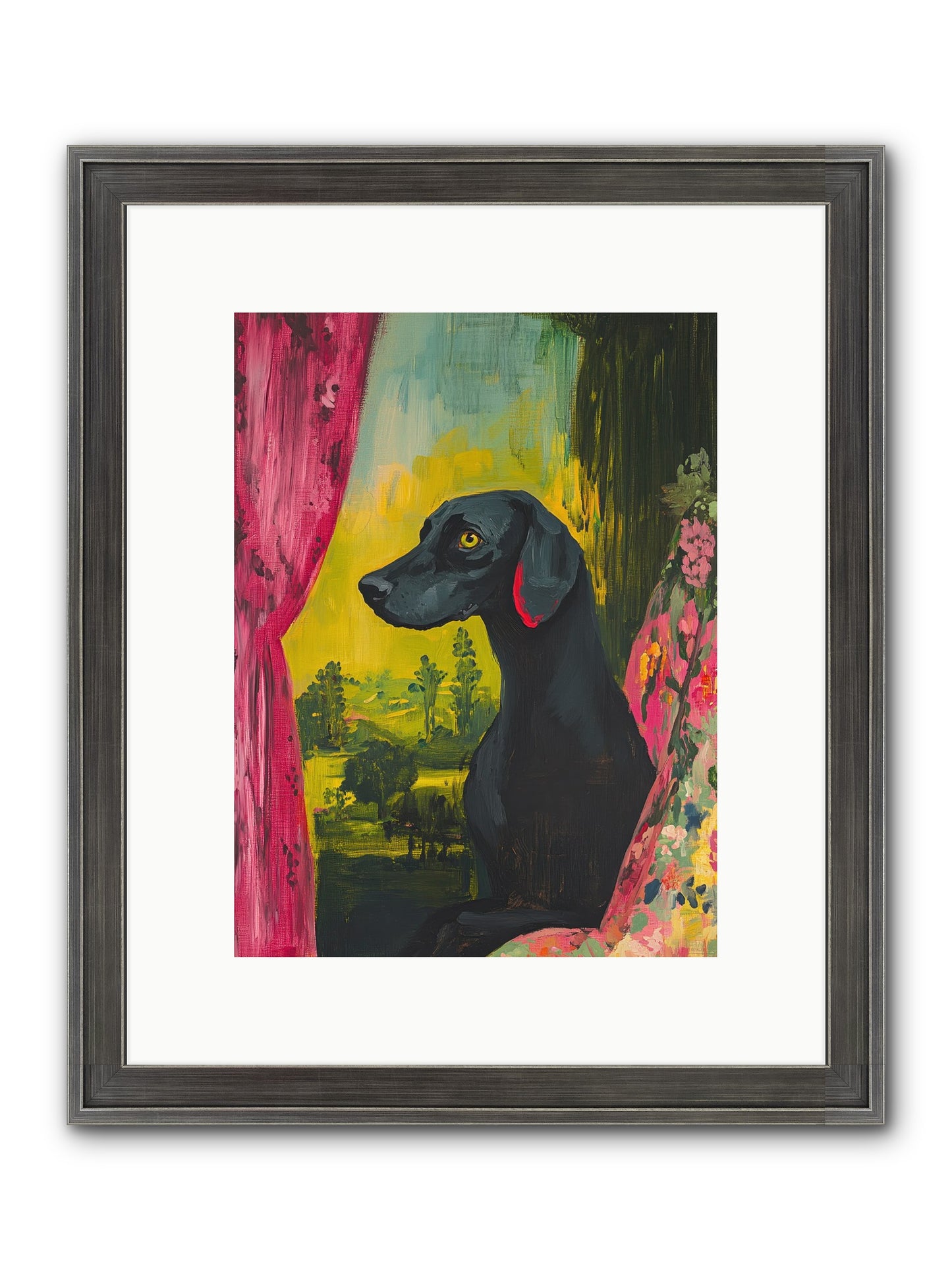 Shadow At Daybreak Framed Print - Slimwoods Black/Silver 9x12