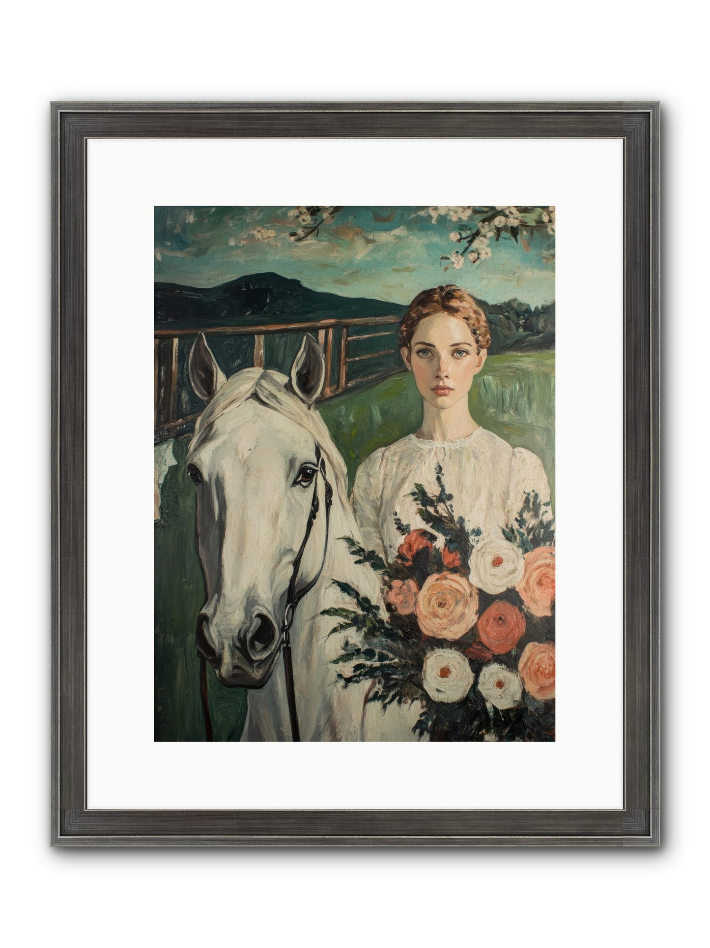 Shadow Dancer Framed Print - Slimwoods Black/Silver 12x16