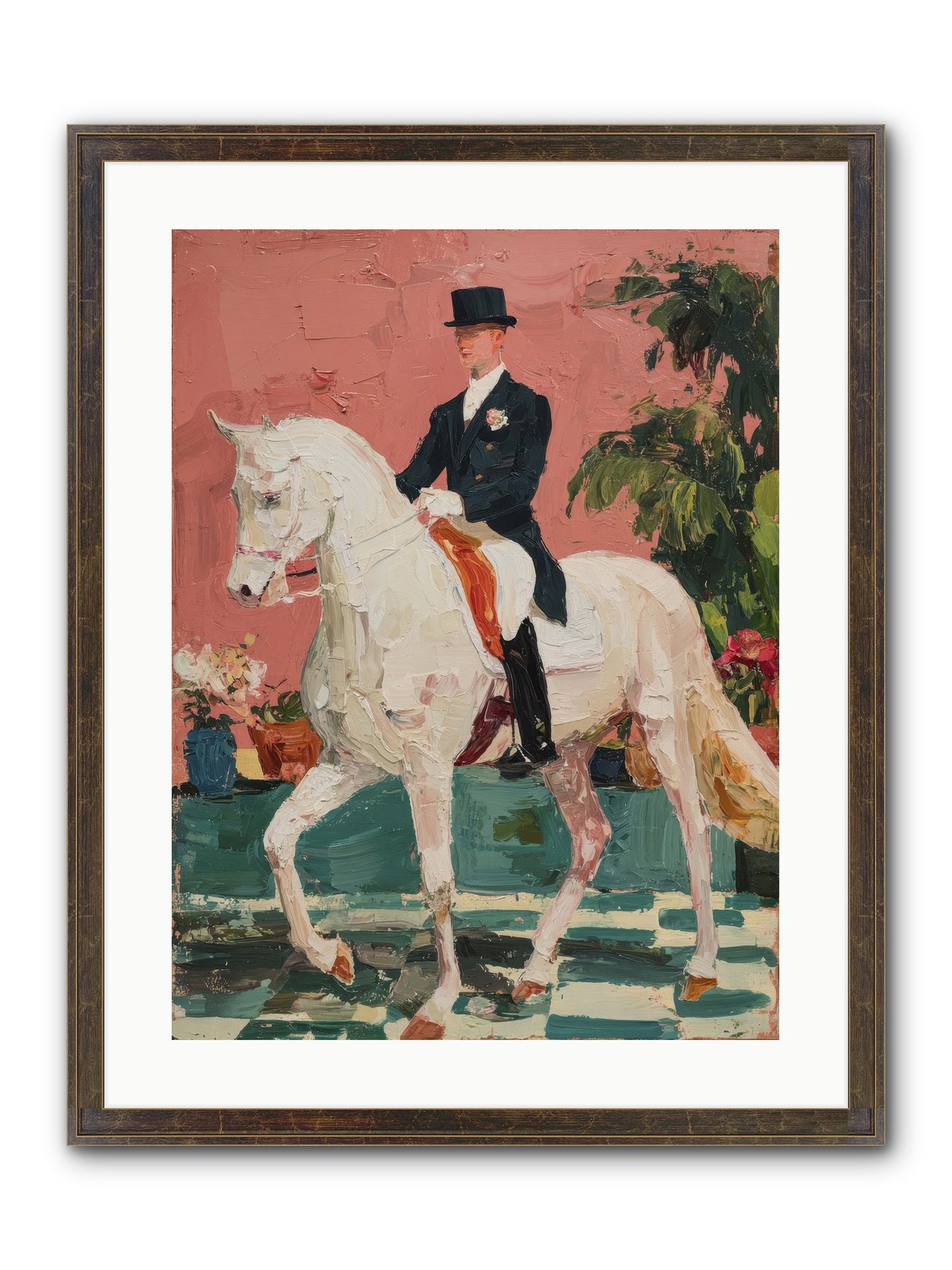 Shadows & Trust Framed Print - Slimwoods Black/Gold 18x24