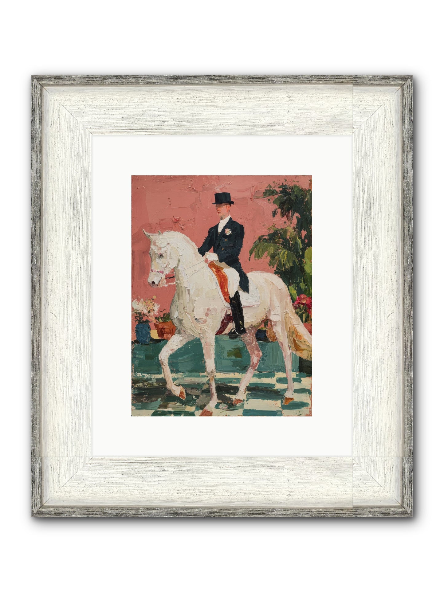 Shadows & Trust Framed Print - Driftwood White 9x12