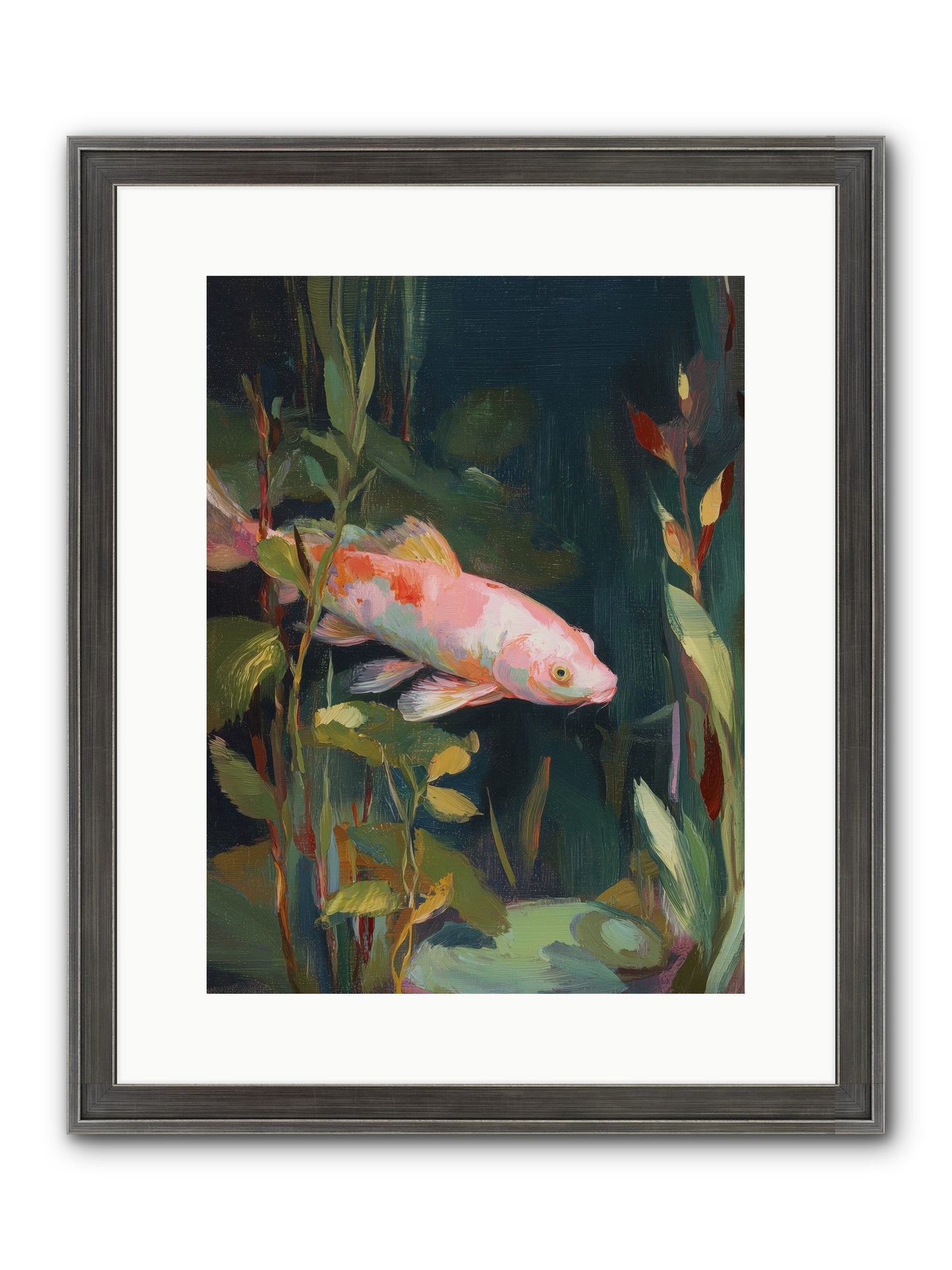 Shallow Seas Framed Print - Slimwoods Black/Silver 12x16
