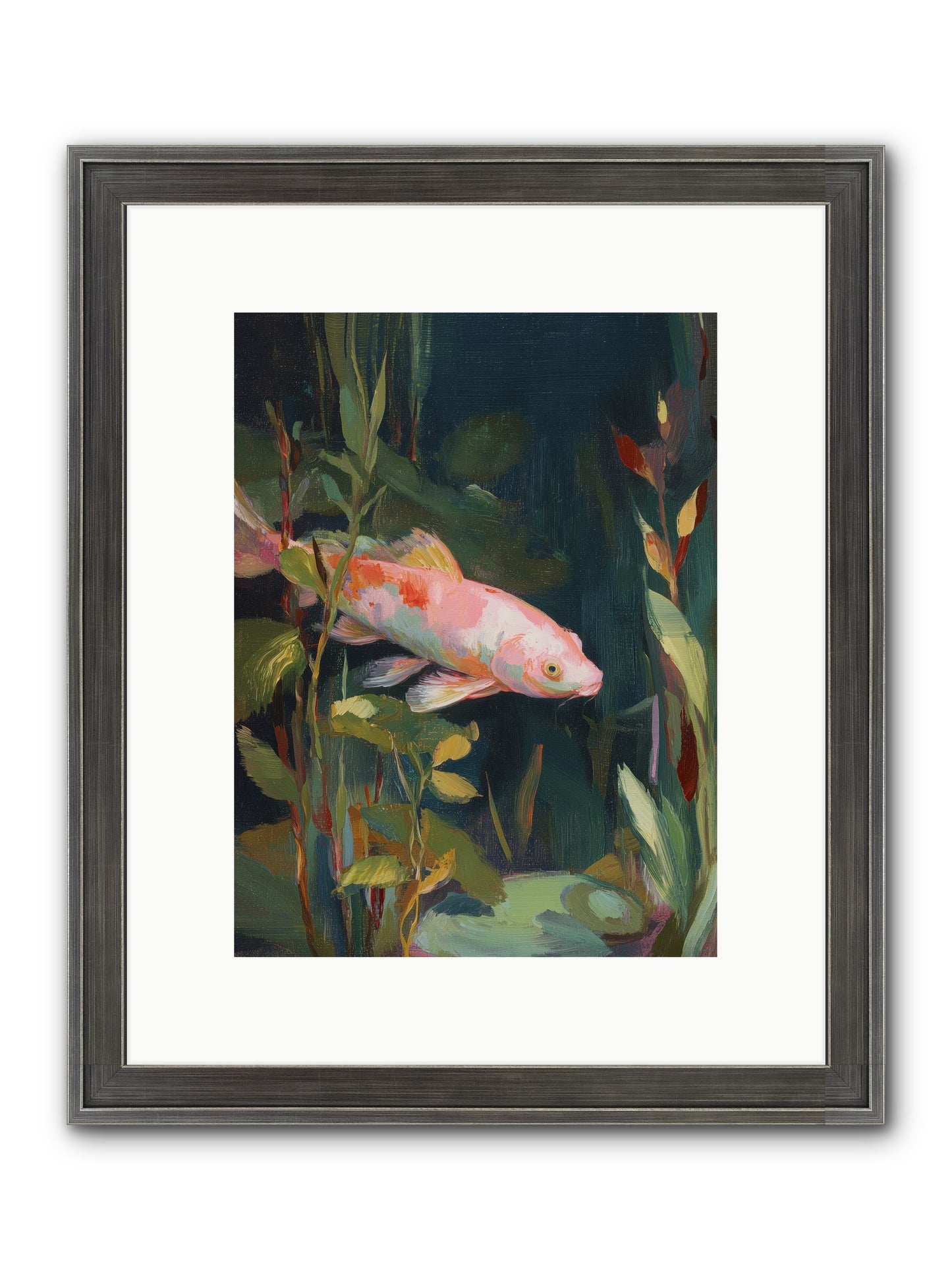 Shallow Seas Framed Print - Slimwoods Black/Silver 9x12