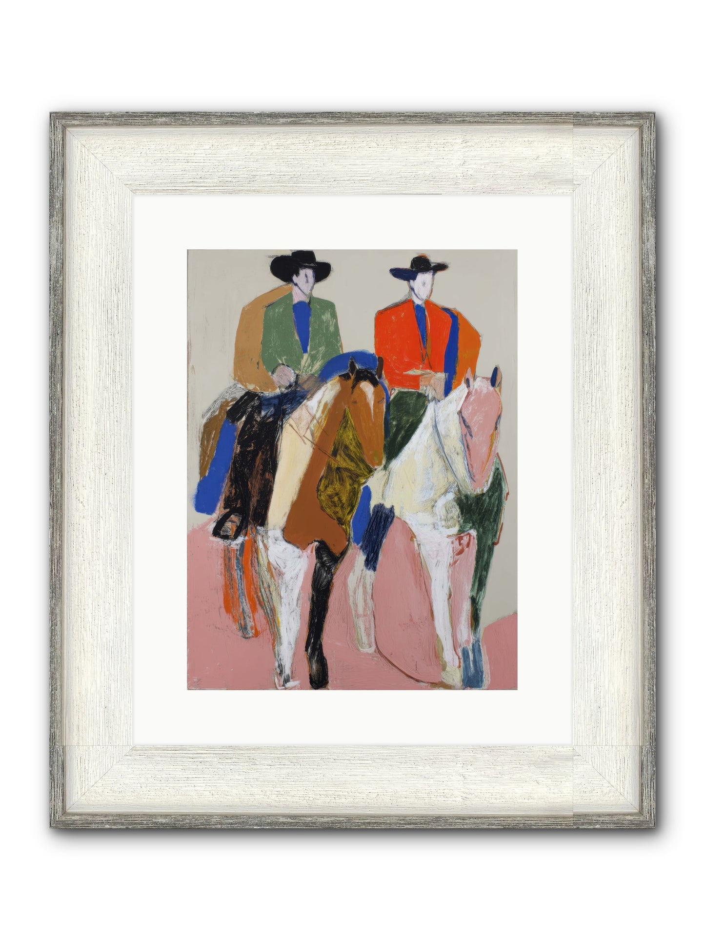 Shared Direction Framed Print - Driftwood White 12x16