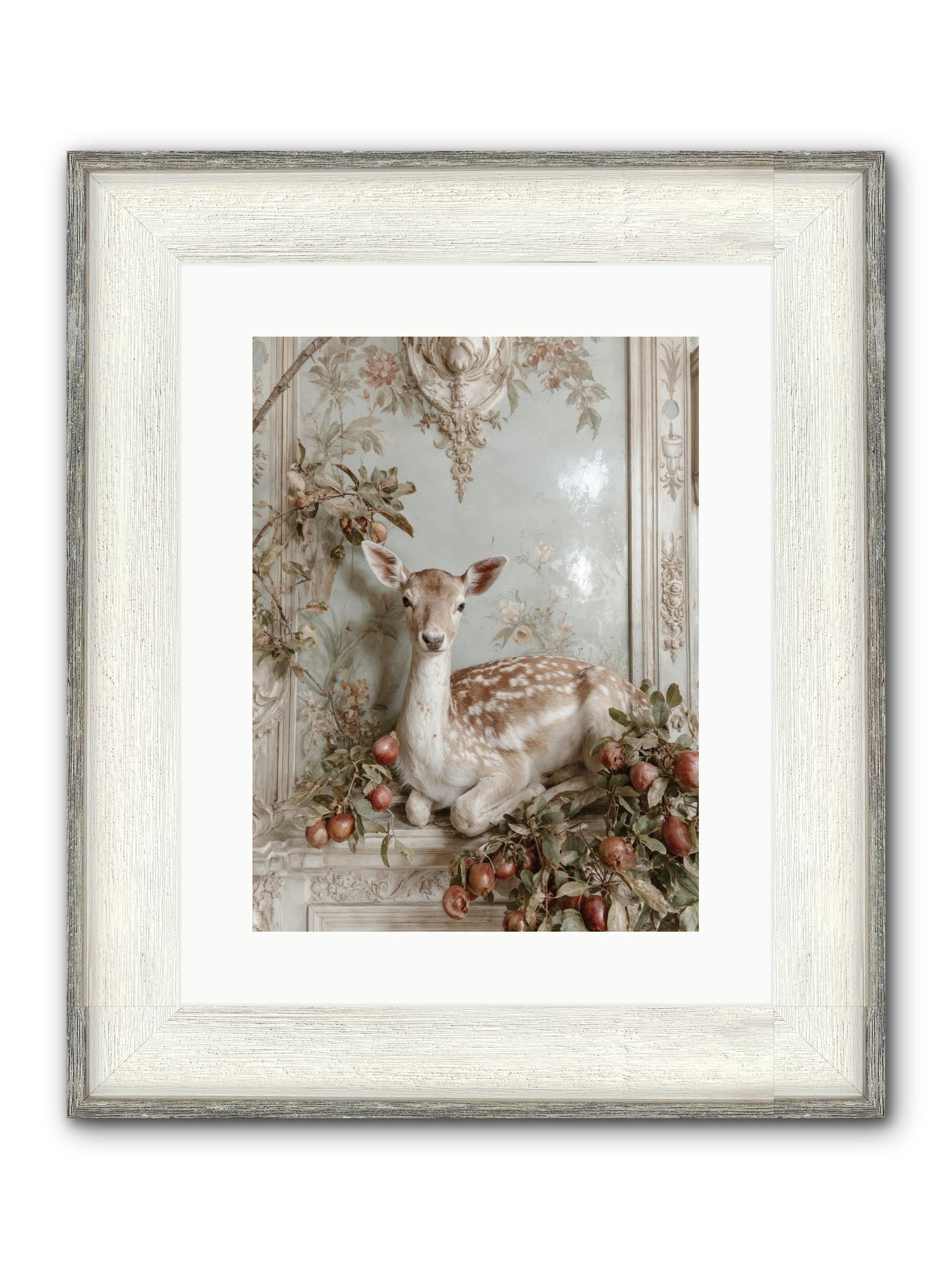 She Held Our Secrets Framed Print - Driftwood White 12x16