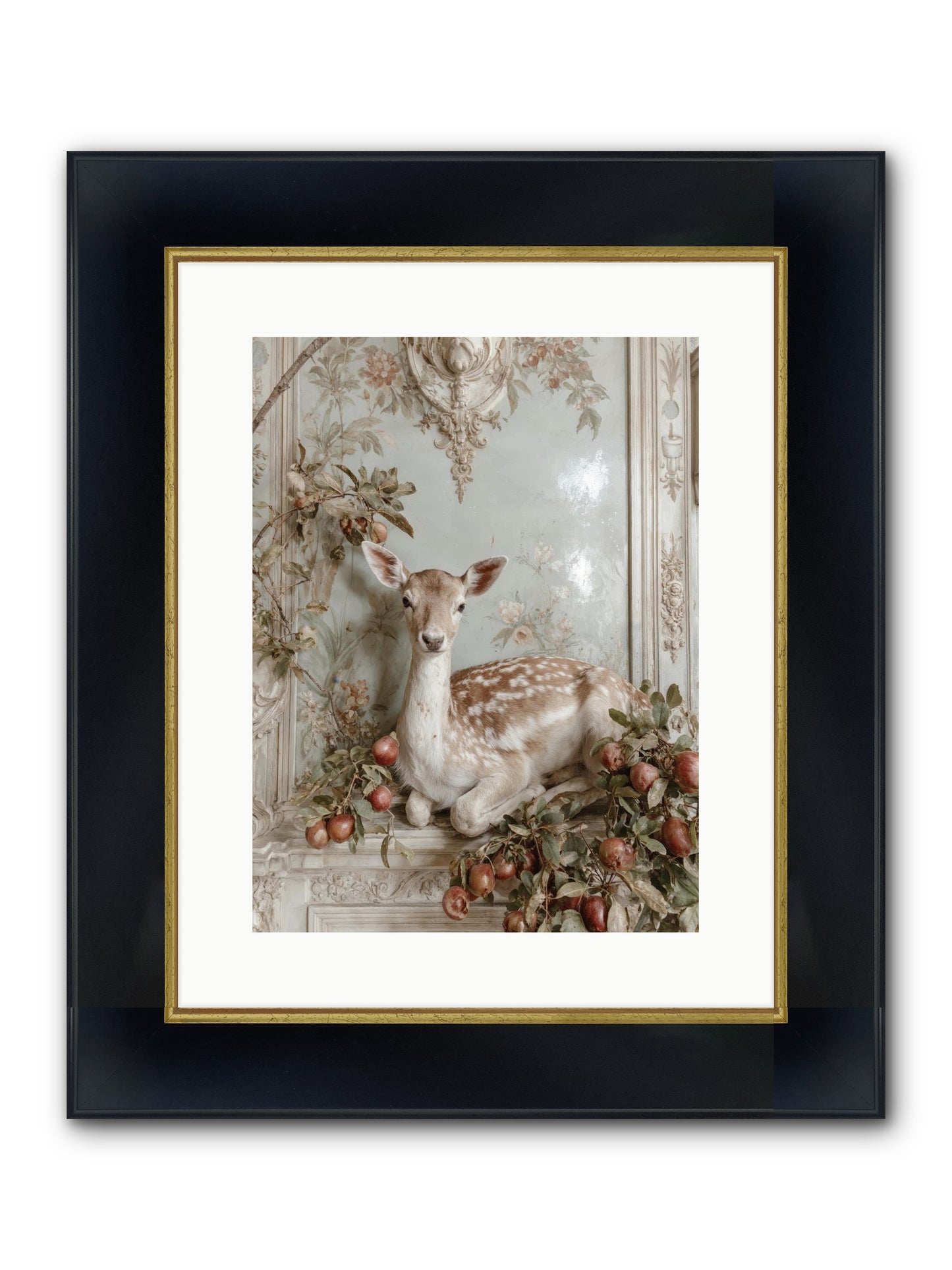 She Held Our Secrets Framed Print - Wide Black w/Gold 12x16