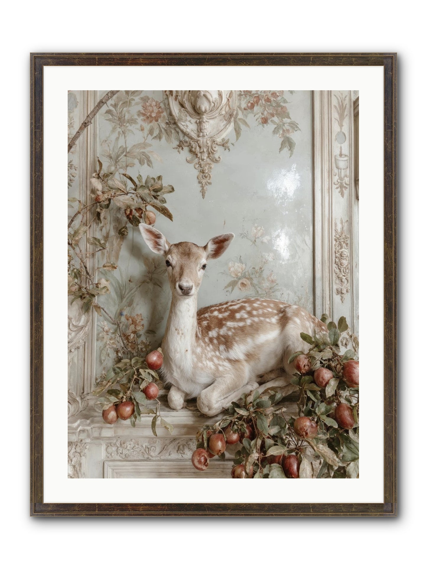 She Held Our Secrets Framed Print - Slimwoods Black/Gold 24x32