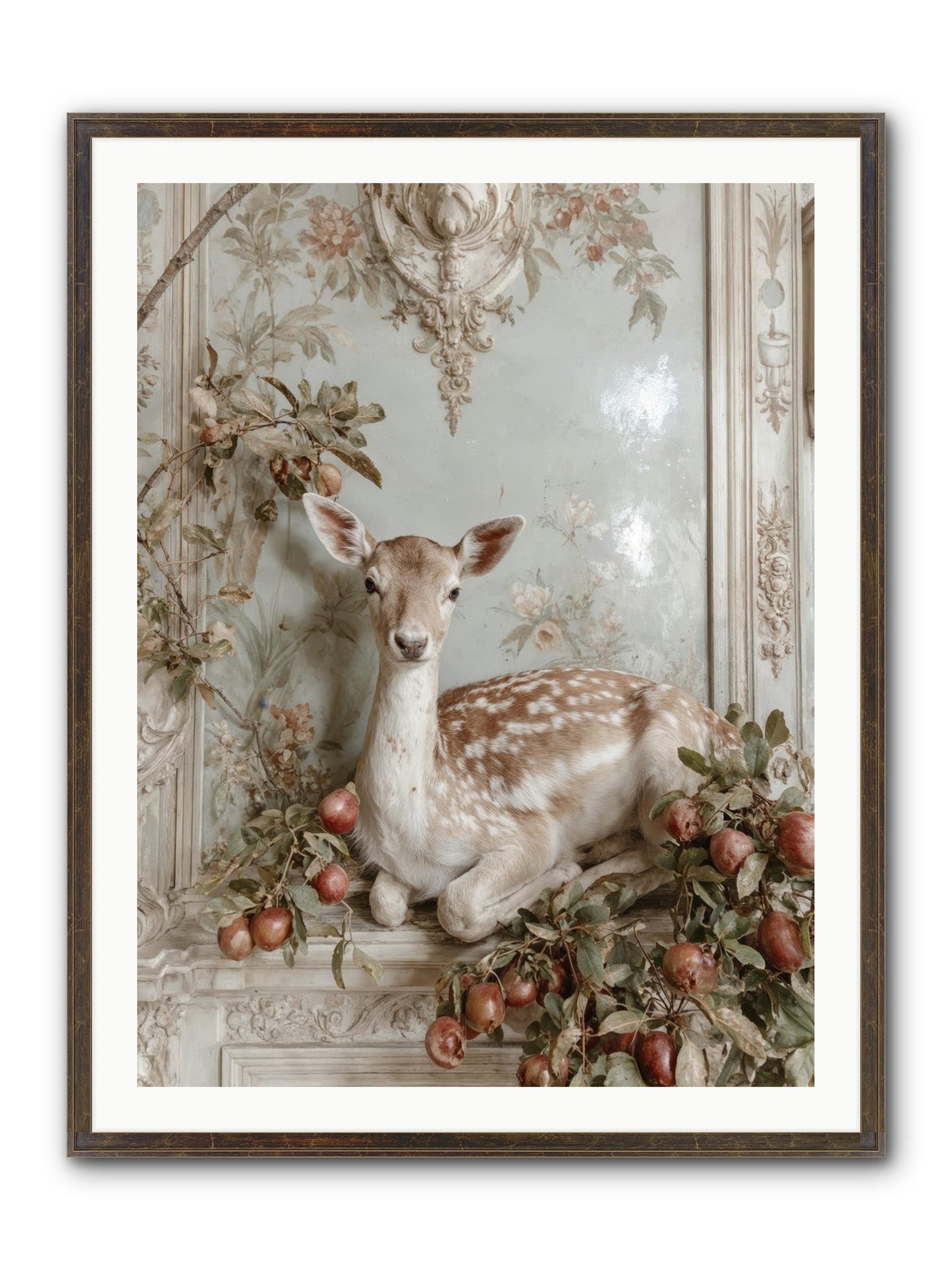 She Held Our Secrets Framed Print - Slimwoods Black/Gold 30x40