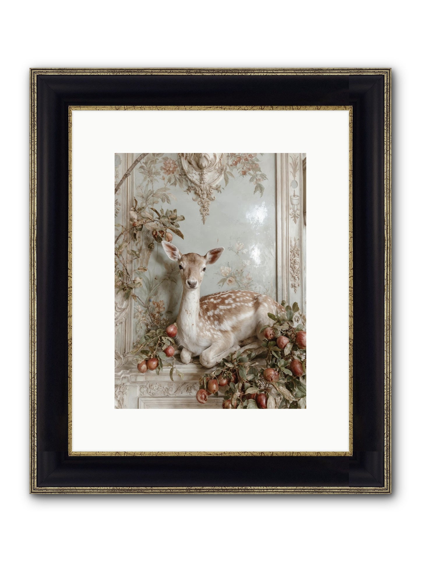 She Held Our Secrets Framed Print - Black & Gold 9x12