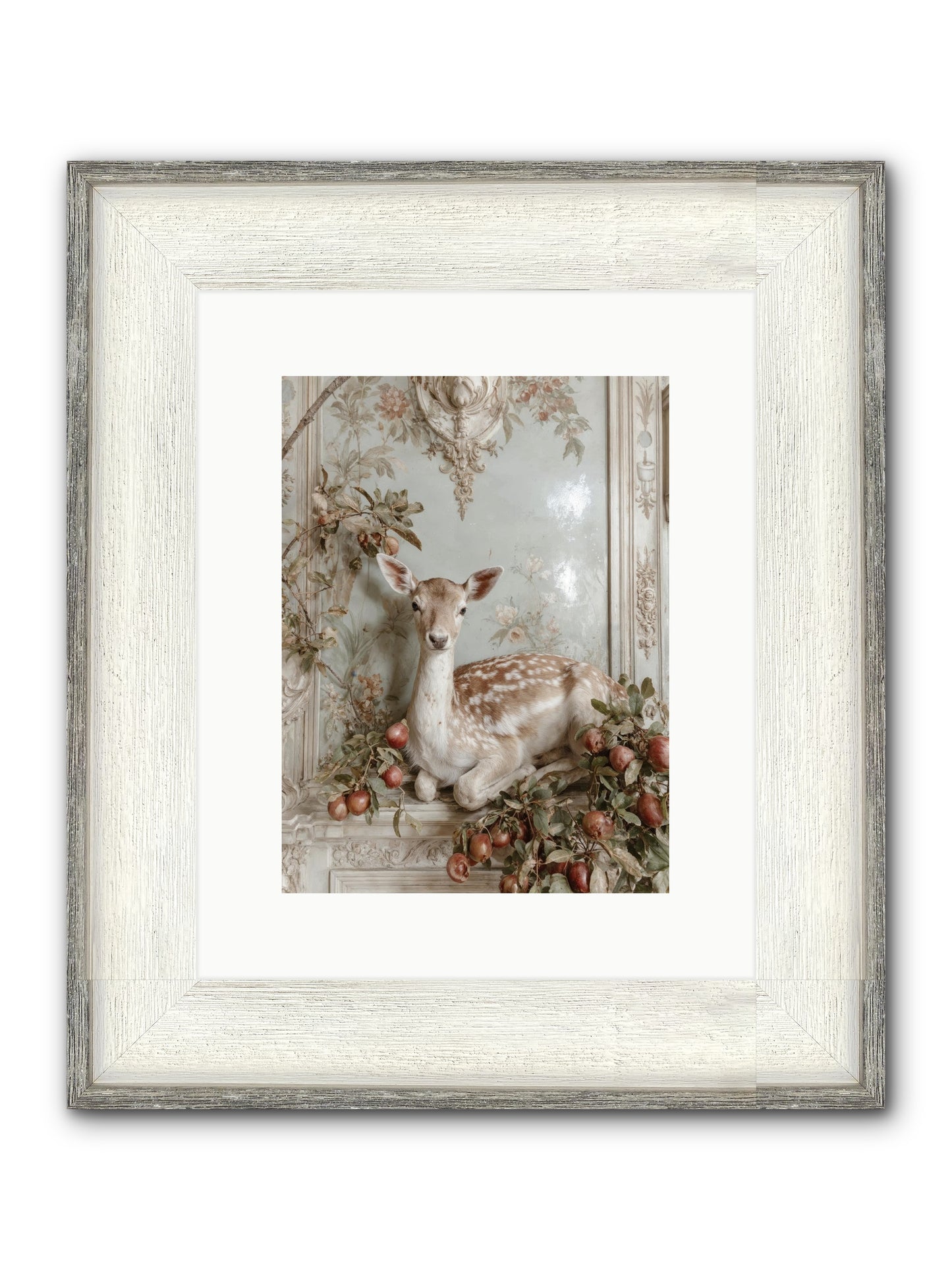 She Held Our Secrets Framed Print - Driftwood White 9x12