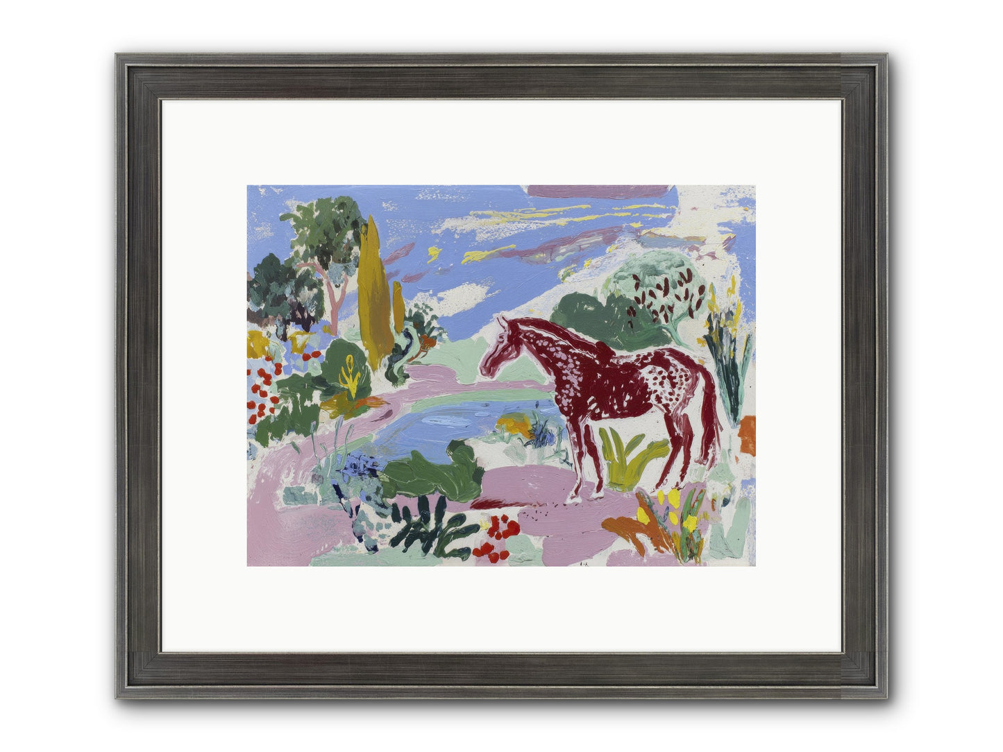 She Lingered There Framed Print - Slimwoods Black/Silver 12x9