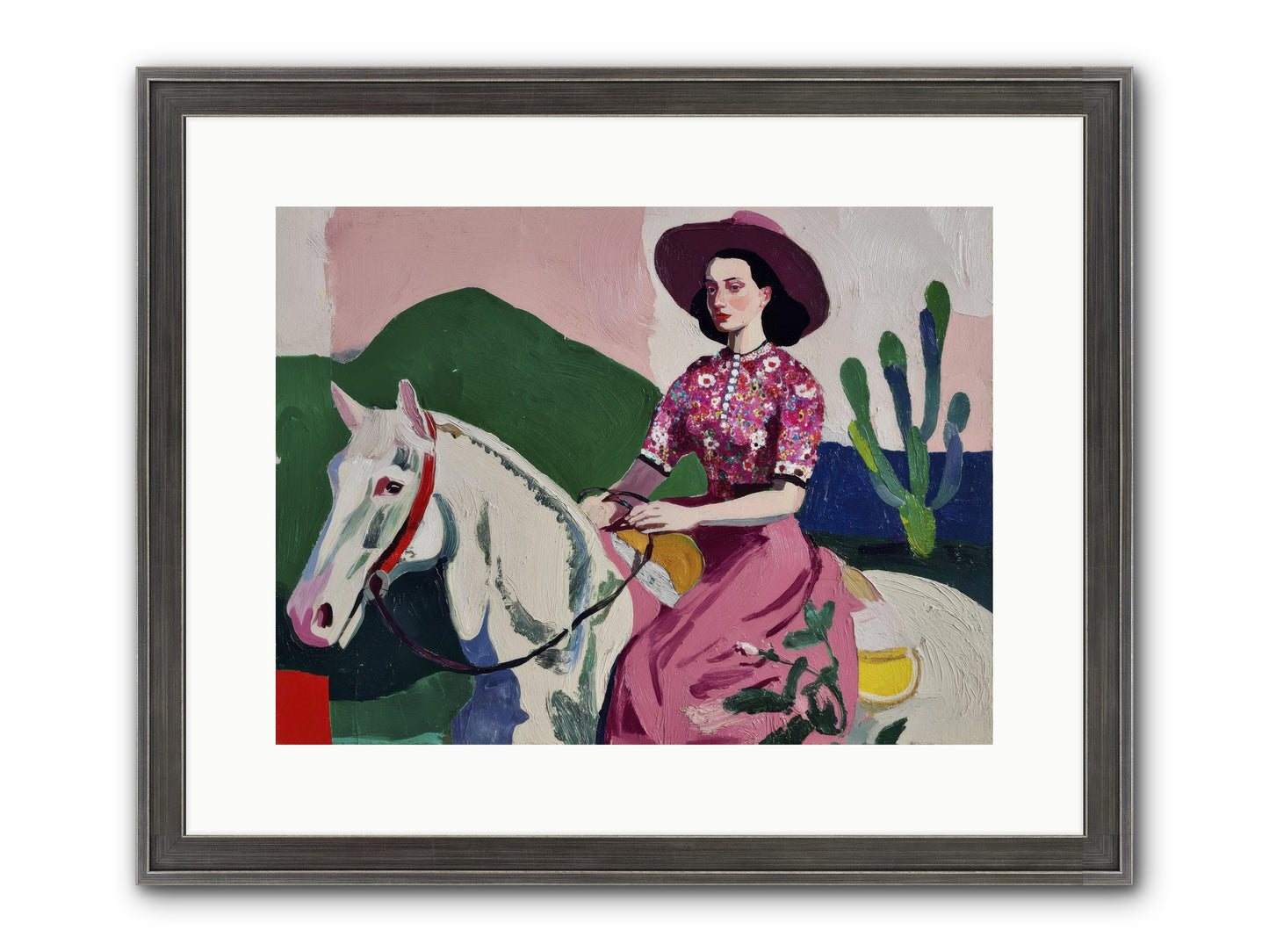 She Never Looked Back Framed Print - Slimwoods Black/Silver 16x12