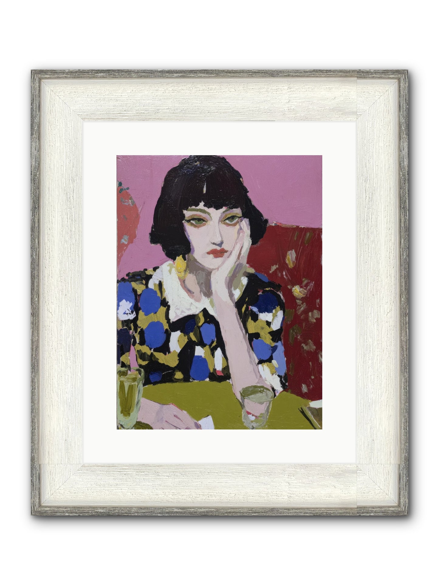 She Reconsidered Framed Print - Driftwood White 12x16