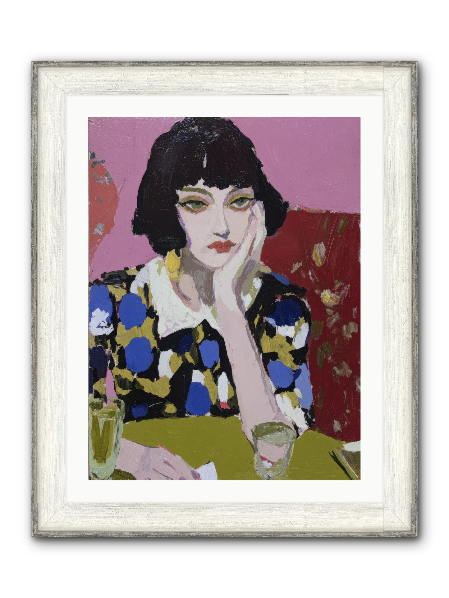 She Reconsidered Framed Print - Driftwood White 24x32