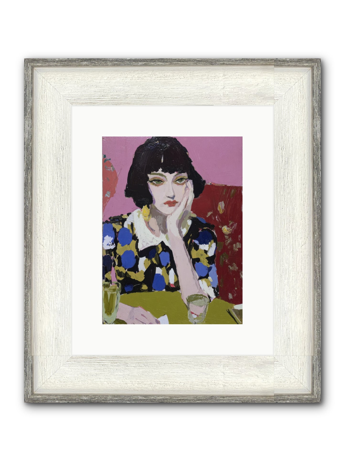 She Reconsidered Framed Print - Driftwood White 9x12