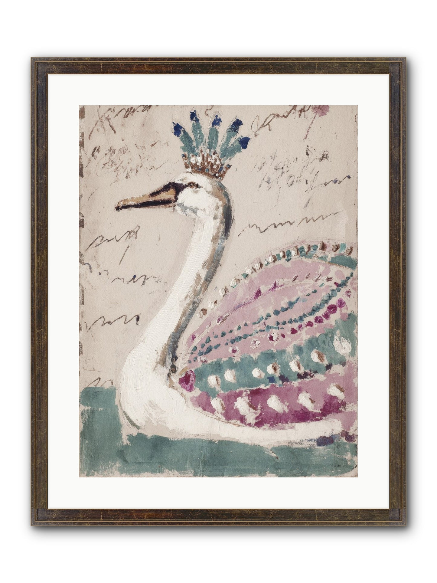 She Suddenly Remembered Framed Print - Slimwoods Black/Gold 18x24