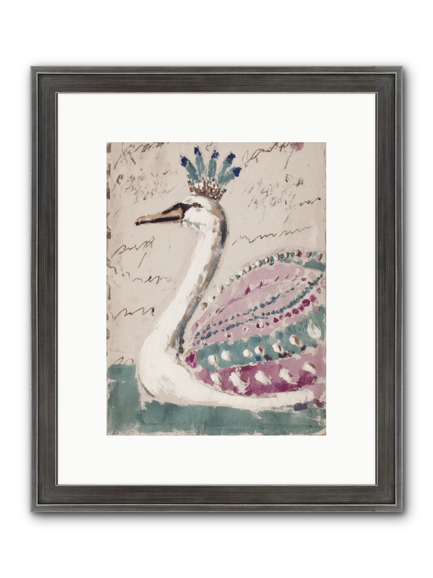 She Suddenly Remembered Framed Print - Slimwoods Black/Silver 9x12