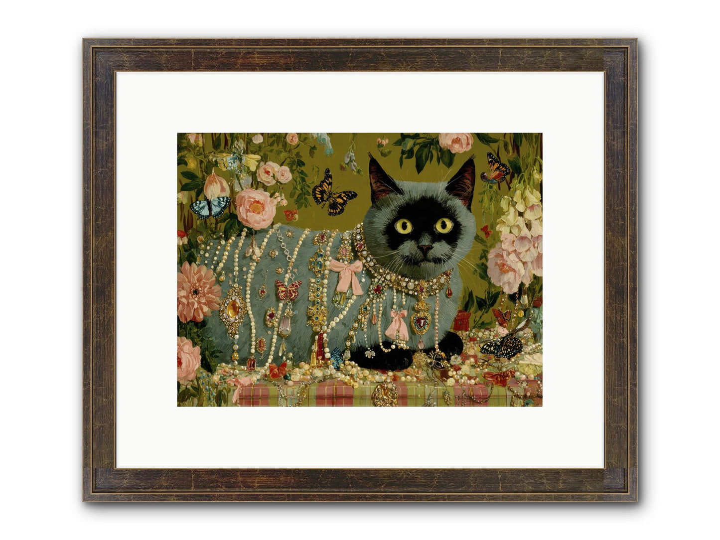 Silent Jubilee No.1 Framed Print - Slimwoods Black/Gold 12x9
