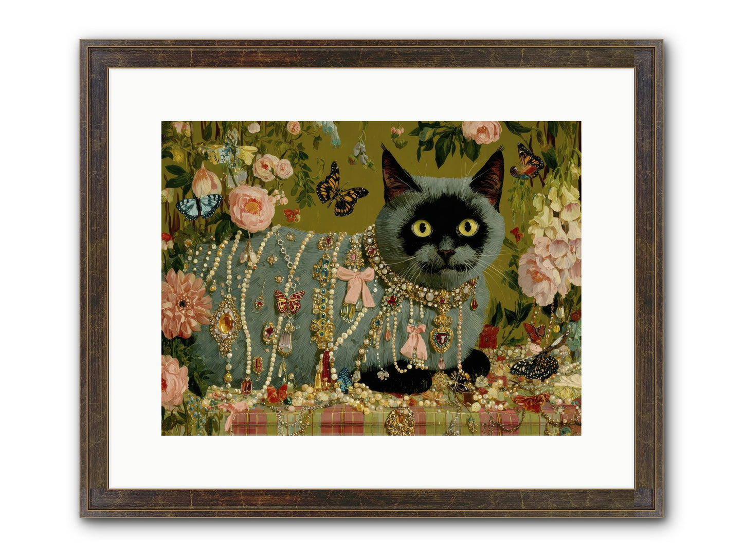 Silent Jubilee No.1 Framed Print - Slimwoods Black/Gold 16x12