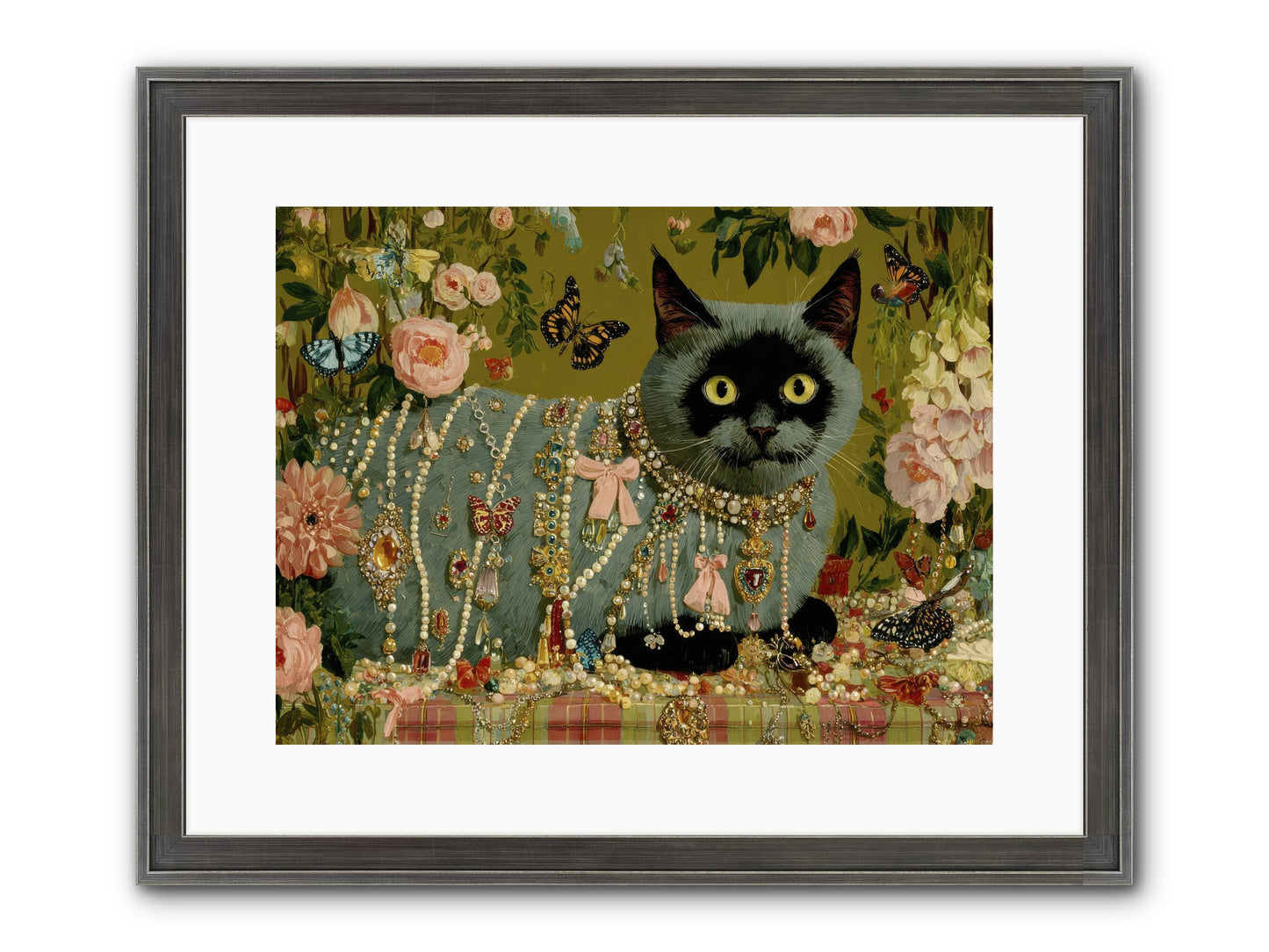 Silent Jubilee No.1 Framed Print - Slimwoods Black/Silver 16x12
