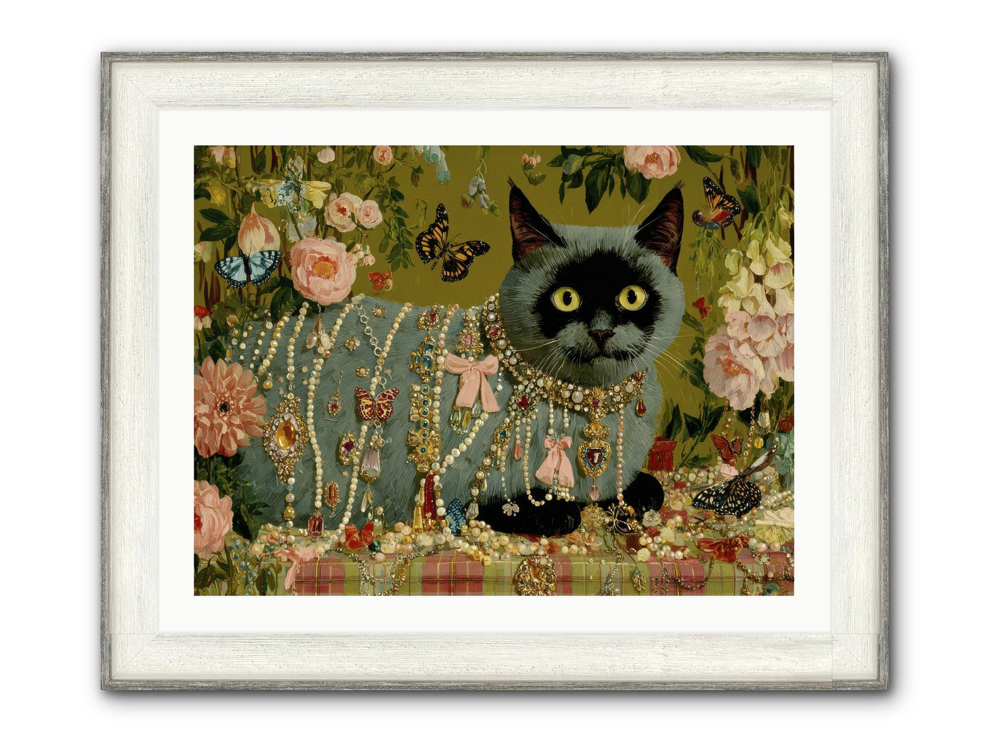 Silent Jubilee No.1 Framed Print - Driftwood White 32x24