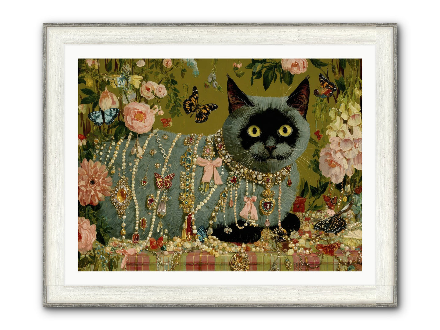 Silent Jubilee No.1 Framed Print - Driftwood White 40x30