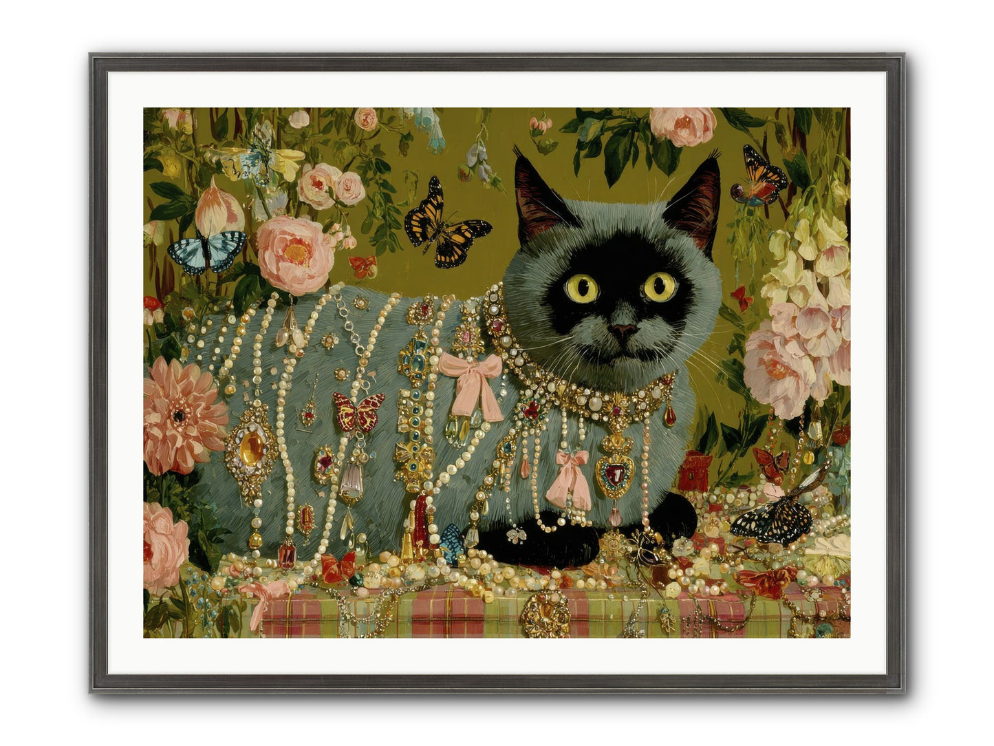 Silent Jubilee No.1 Framed Print - Slimwoods Black/Silver 40x30