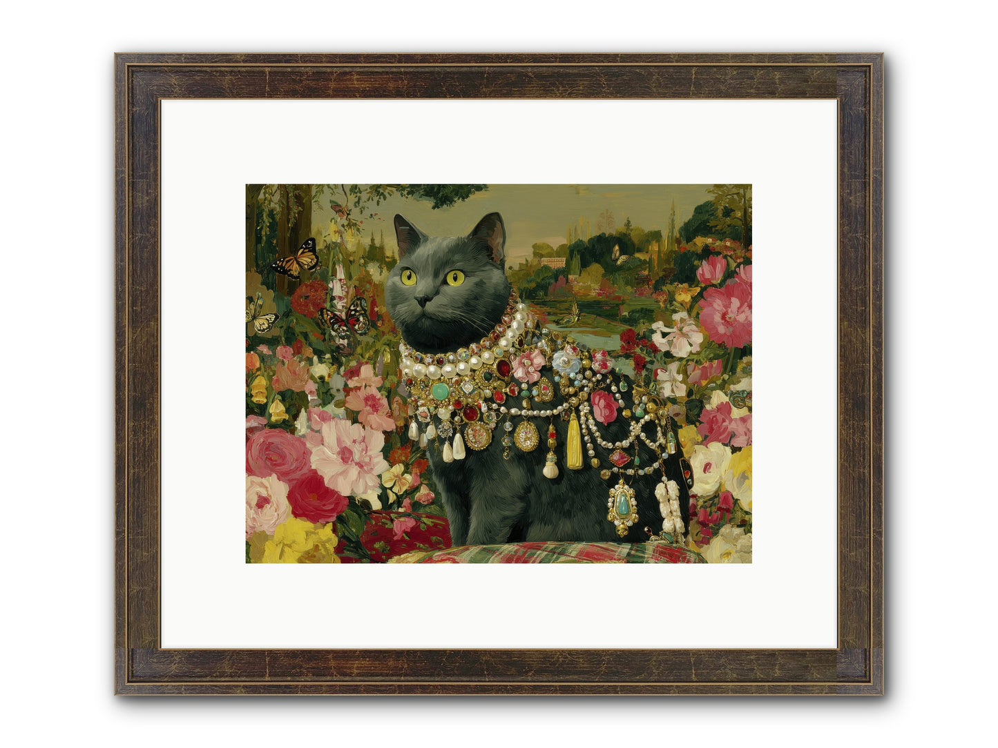 Silent Jubilee No.2 Framed Print - Slimwoods Black/Gold 12x9