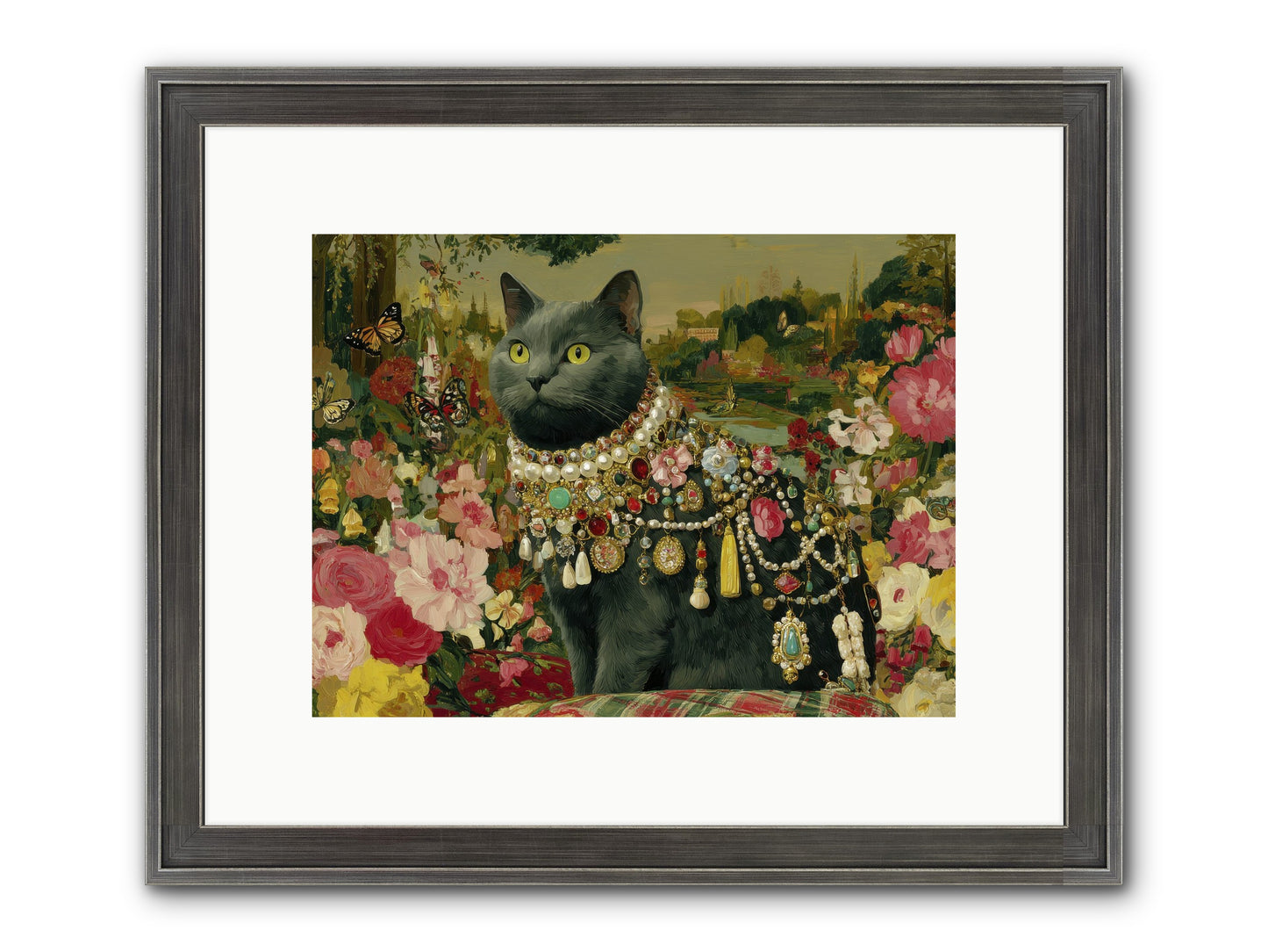 Silent Jubilee No.2 Framed Print - Slimwoods Black/Silver 12x9