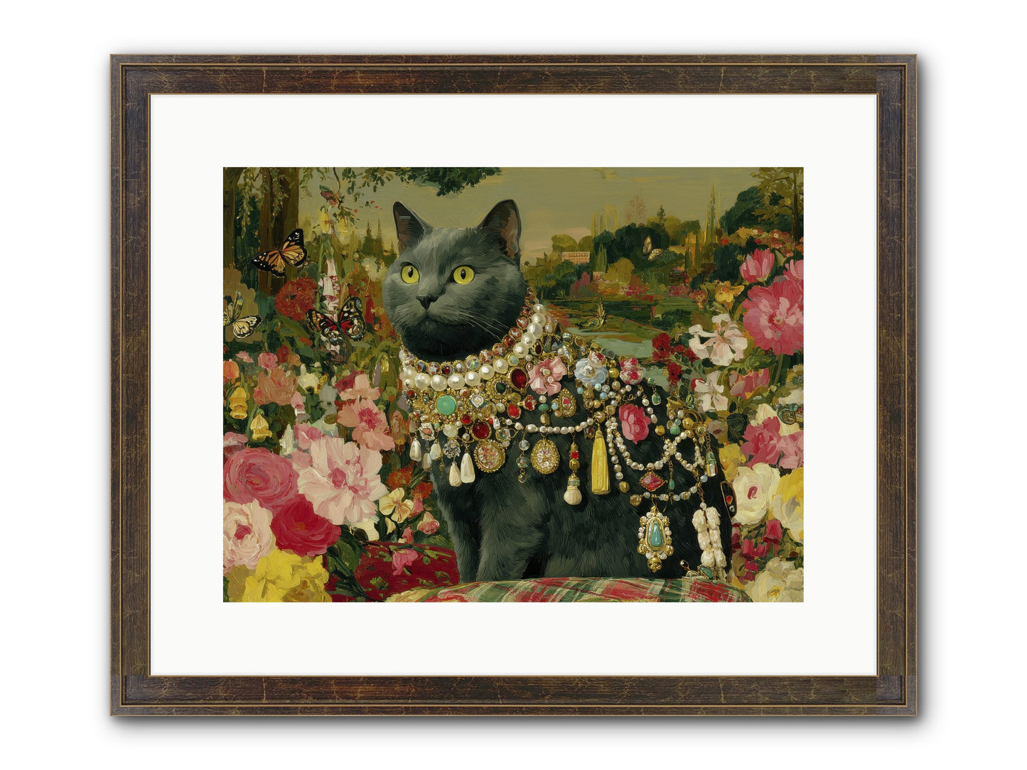 Silent Jubilee No.2 Framed Print - Slimwoods Black/Gold 16x12
