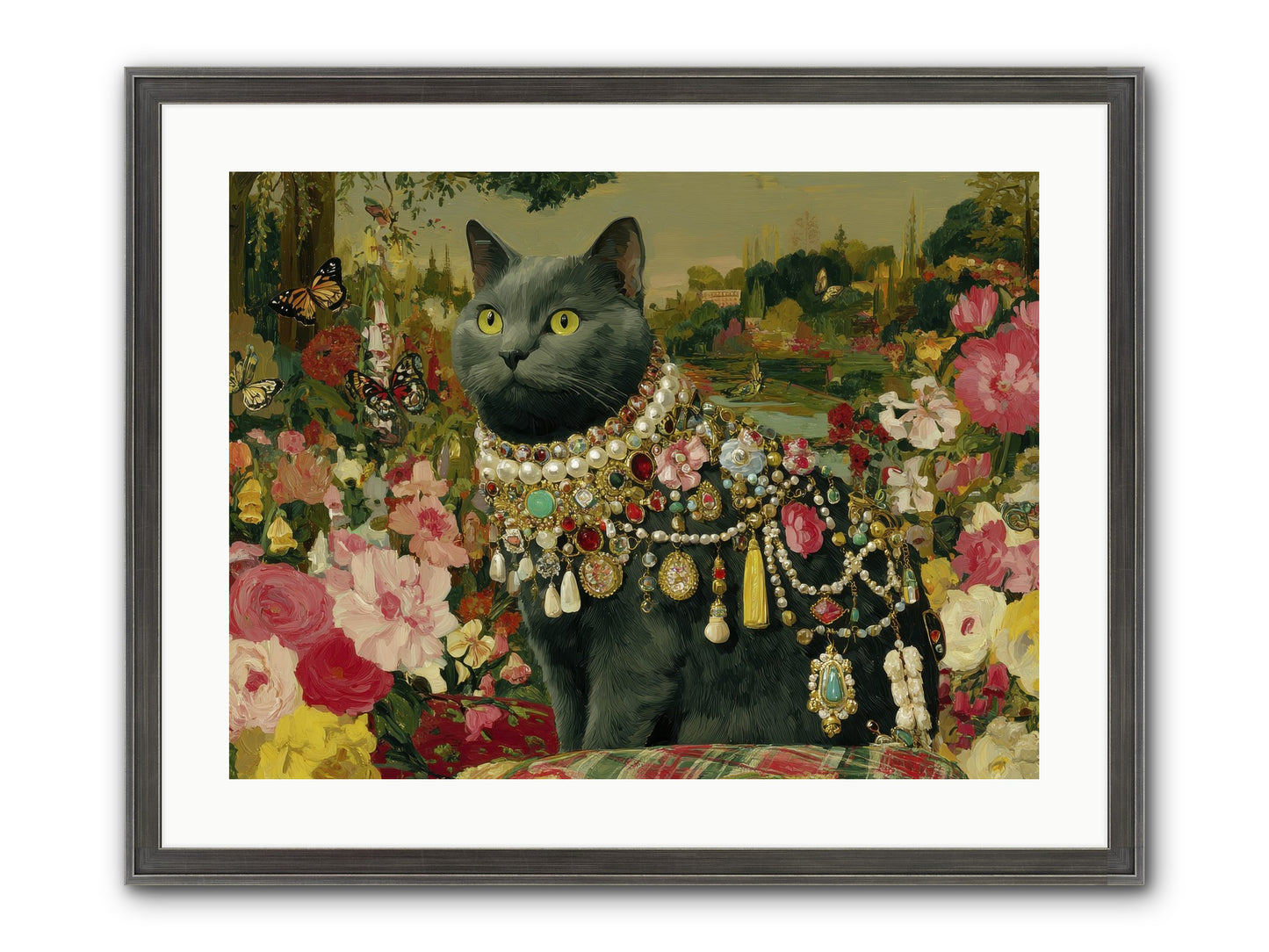 Silent Jubilee No.2 Framed Print - Slimwoods Black/Silver 24x18