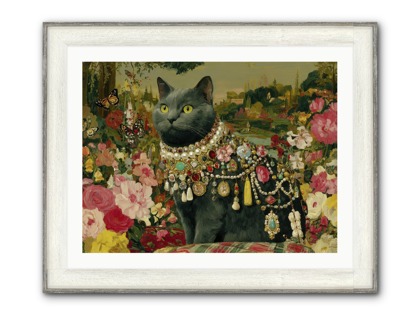 Silent Jubilee No.2 Framed Print - Driftwood White 32x24