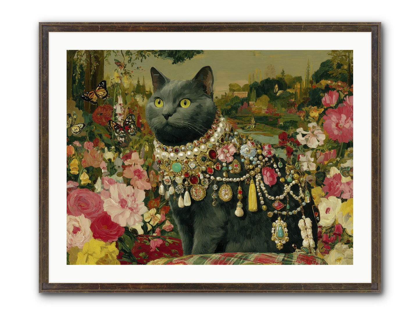Silent Jubilee No.2 Framed Print - Slimwoods Black/Gold 32x24