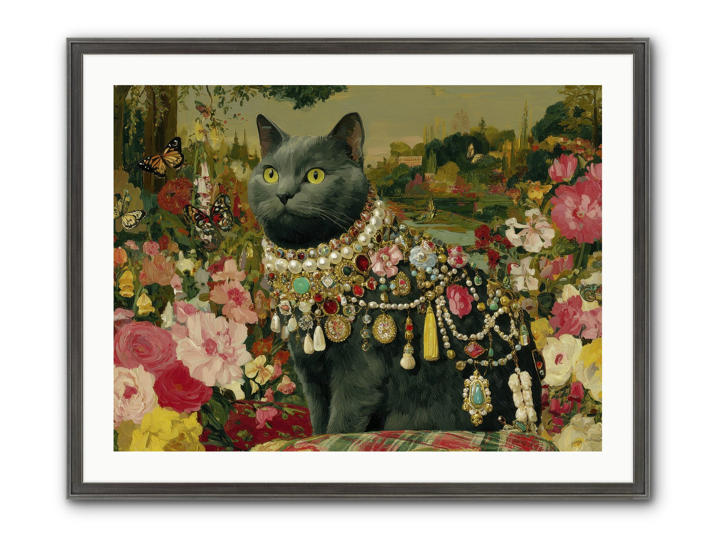 Silent Jubilee No.2 Framed Print - Slimwoods Black/Silver 32x24
