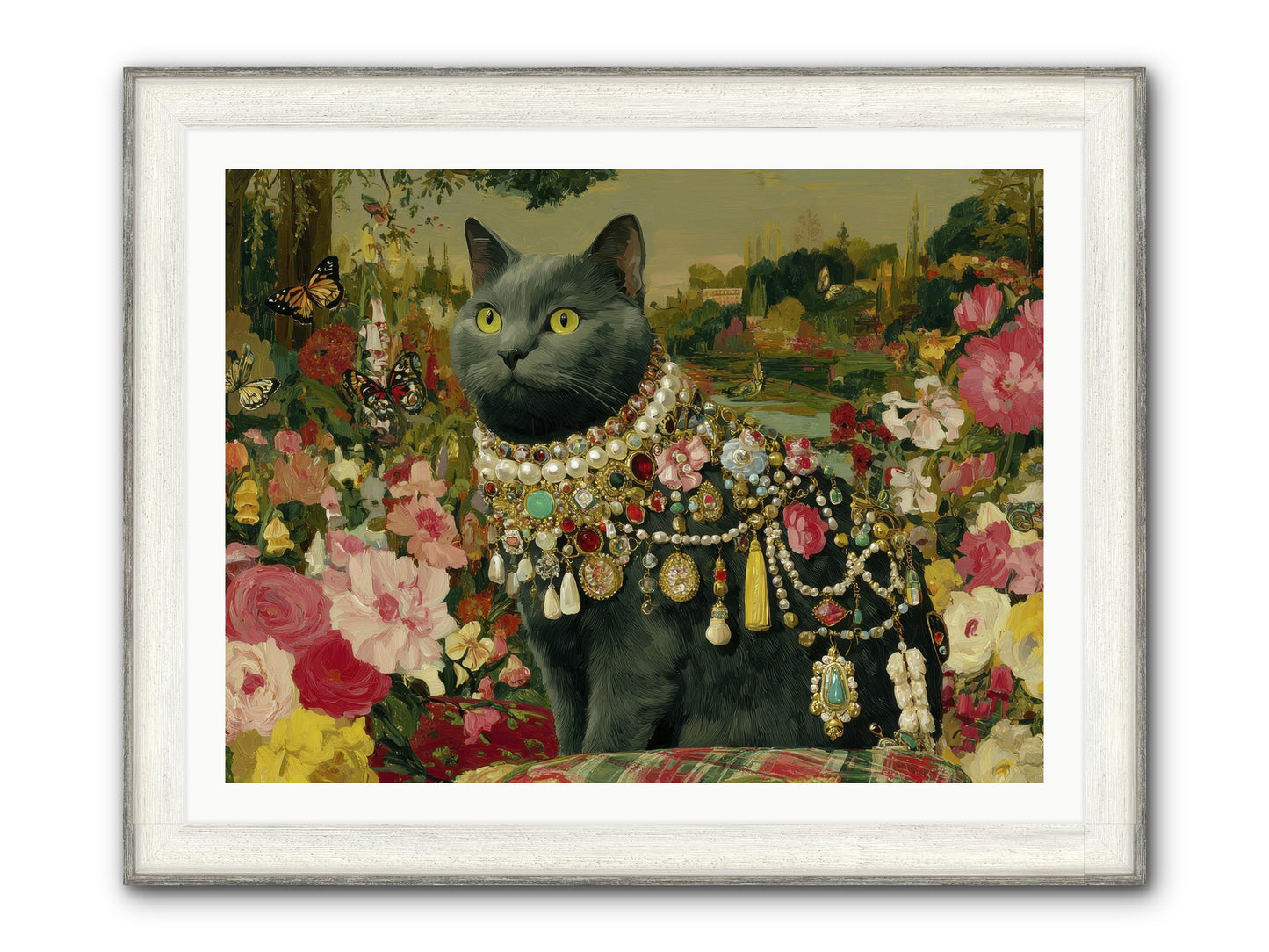 Silent Jubilee No.2 Framed Print - Driftwood White 40x30