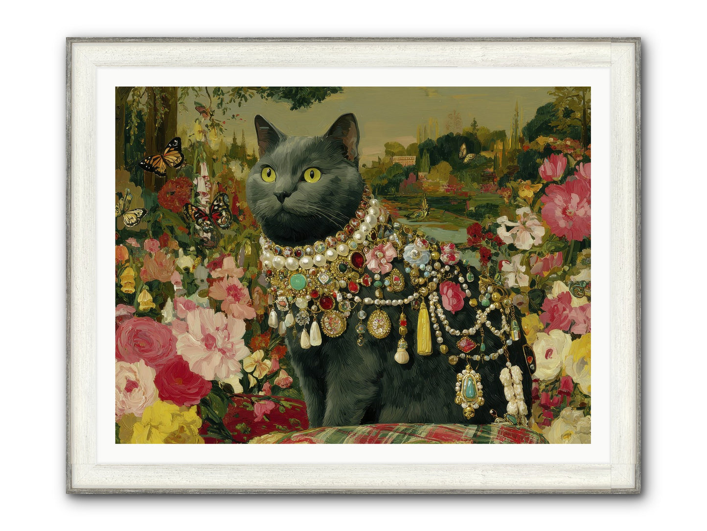 Silent Jubilee No.2 Framed Print - Driftwood White 48x36