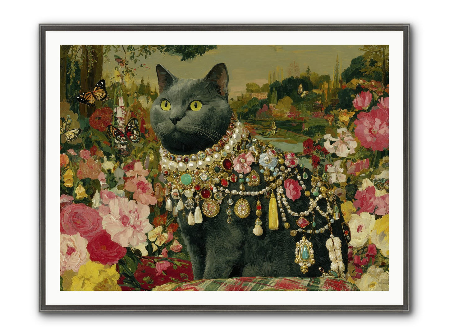 Silent Jubilee No.2 Framed Print - Slimwoods Black/Silver 48x36