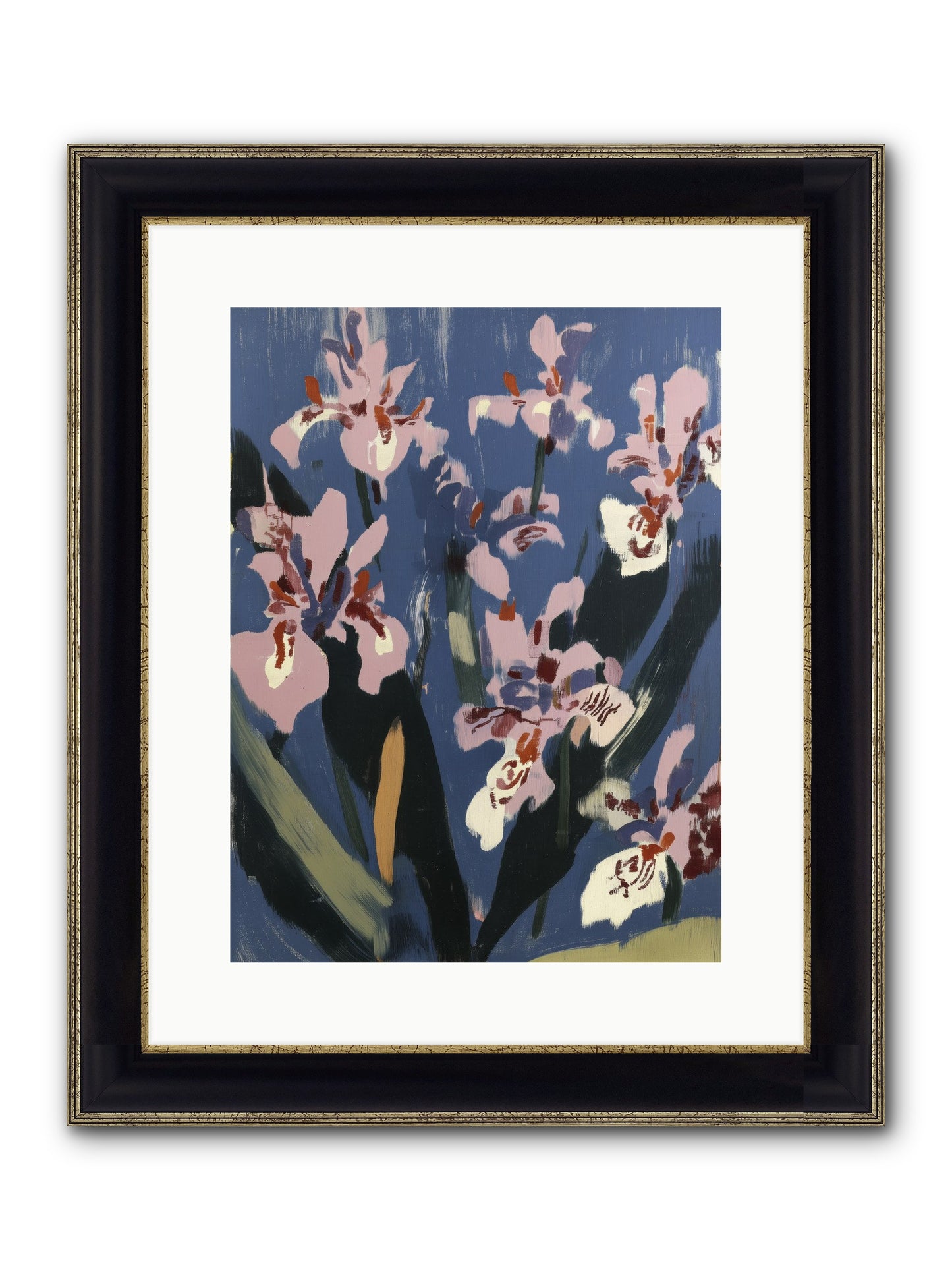 Silent Opera Framed Print - Black & Gold 12x16