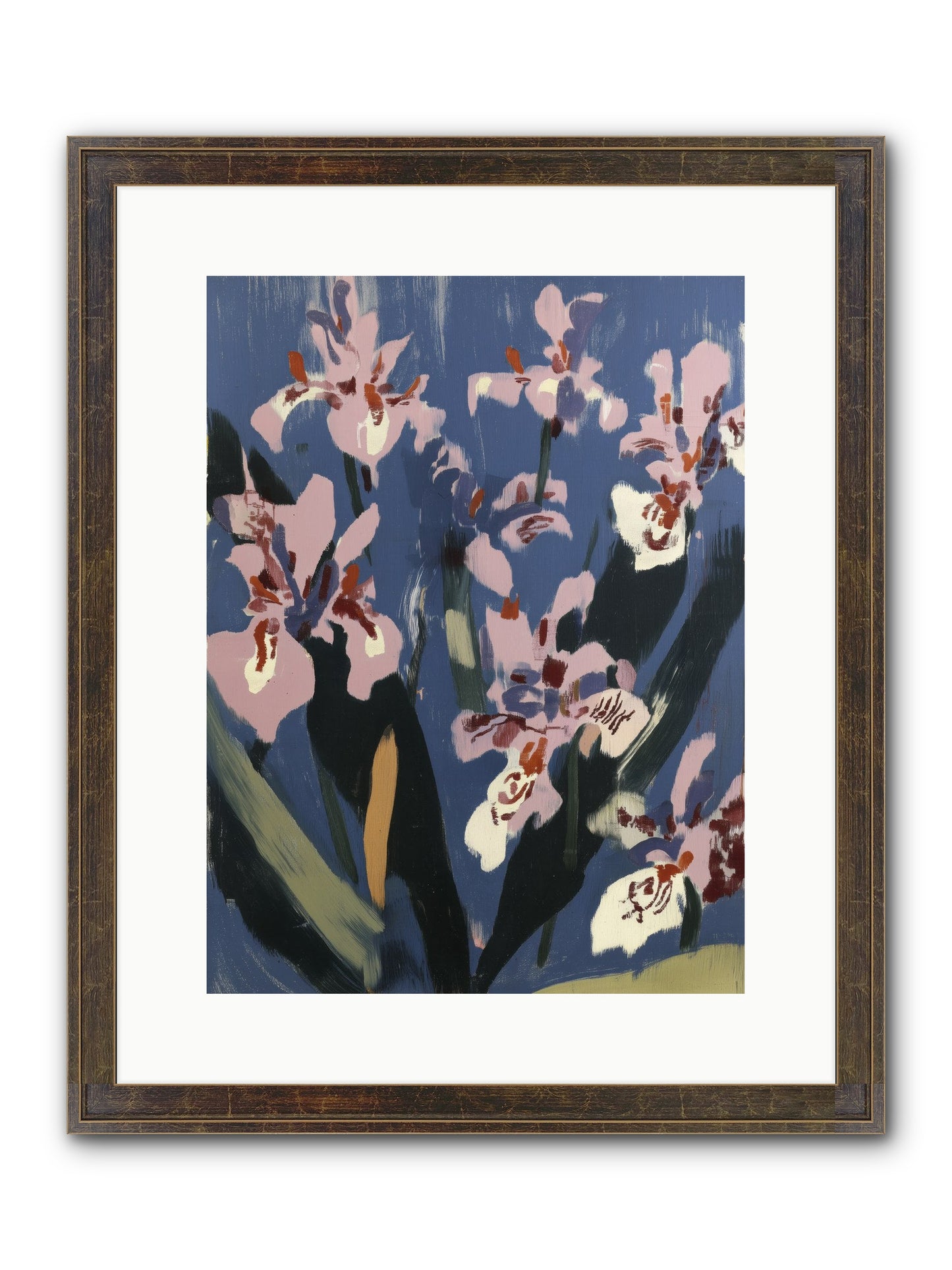 Silent Opera Framed Print - Slimwoods Black/Gold 12x16