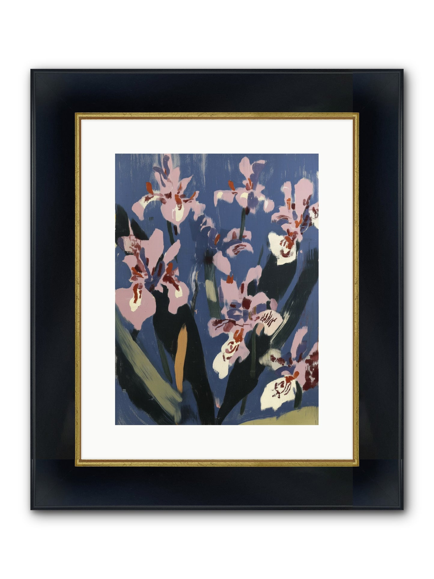 Silent Opera Framed Print - Wide Black w/Gold 12x16